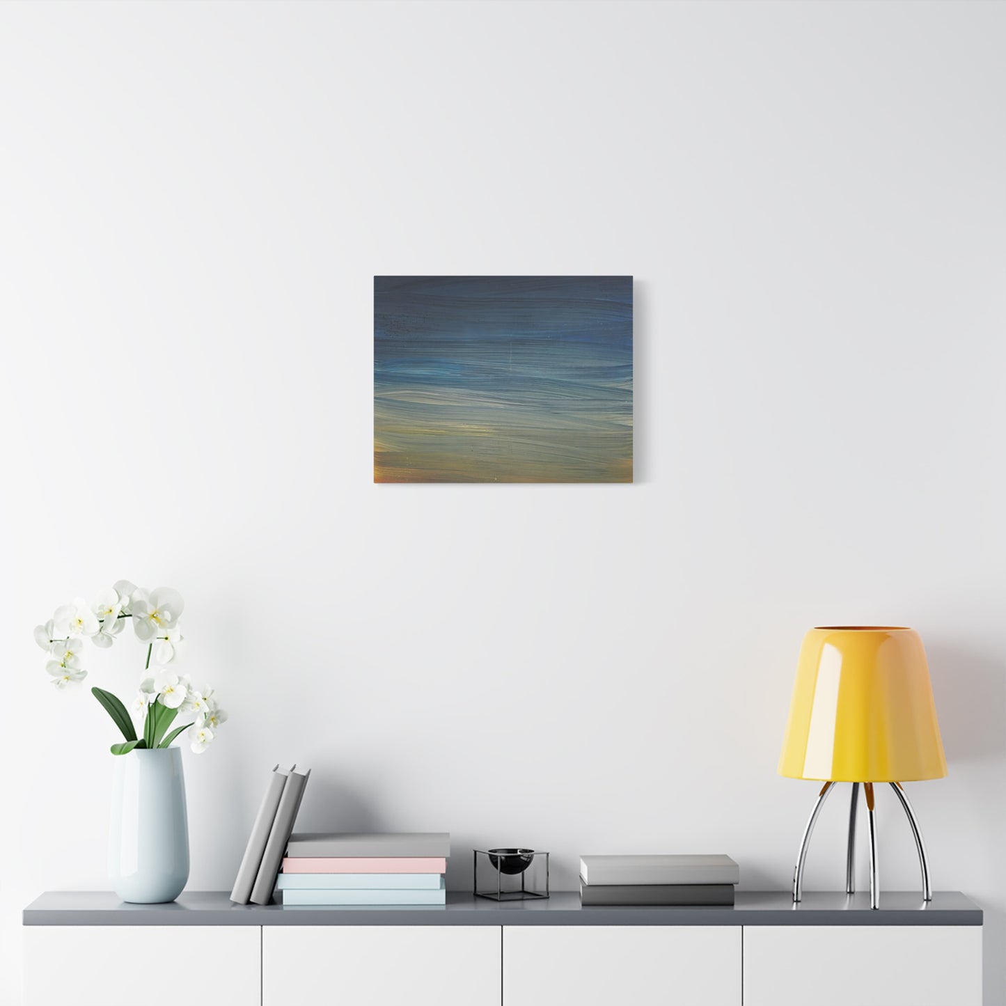 Abstract Coastal Sunset Canvas Print — Matte Stretched Wall Art