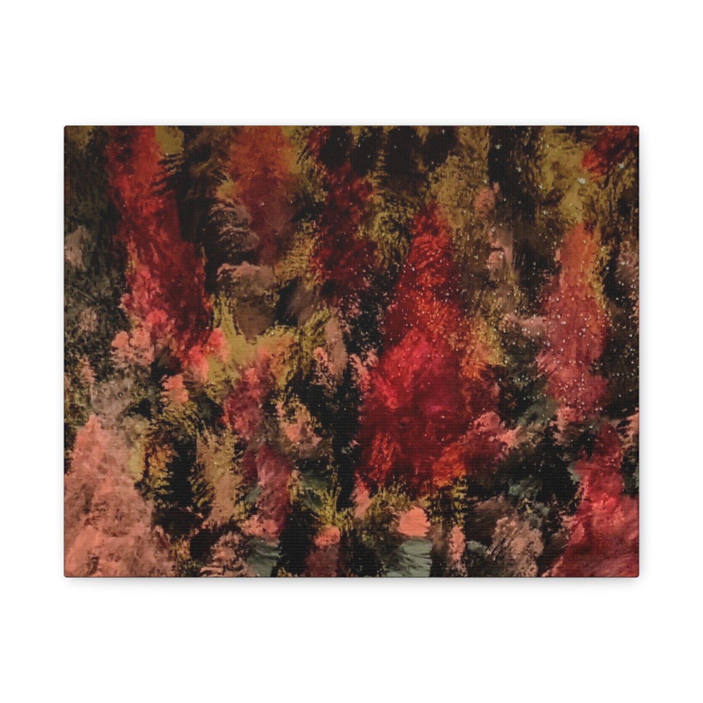 Autumn Forest Abstract Canvas