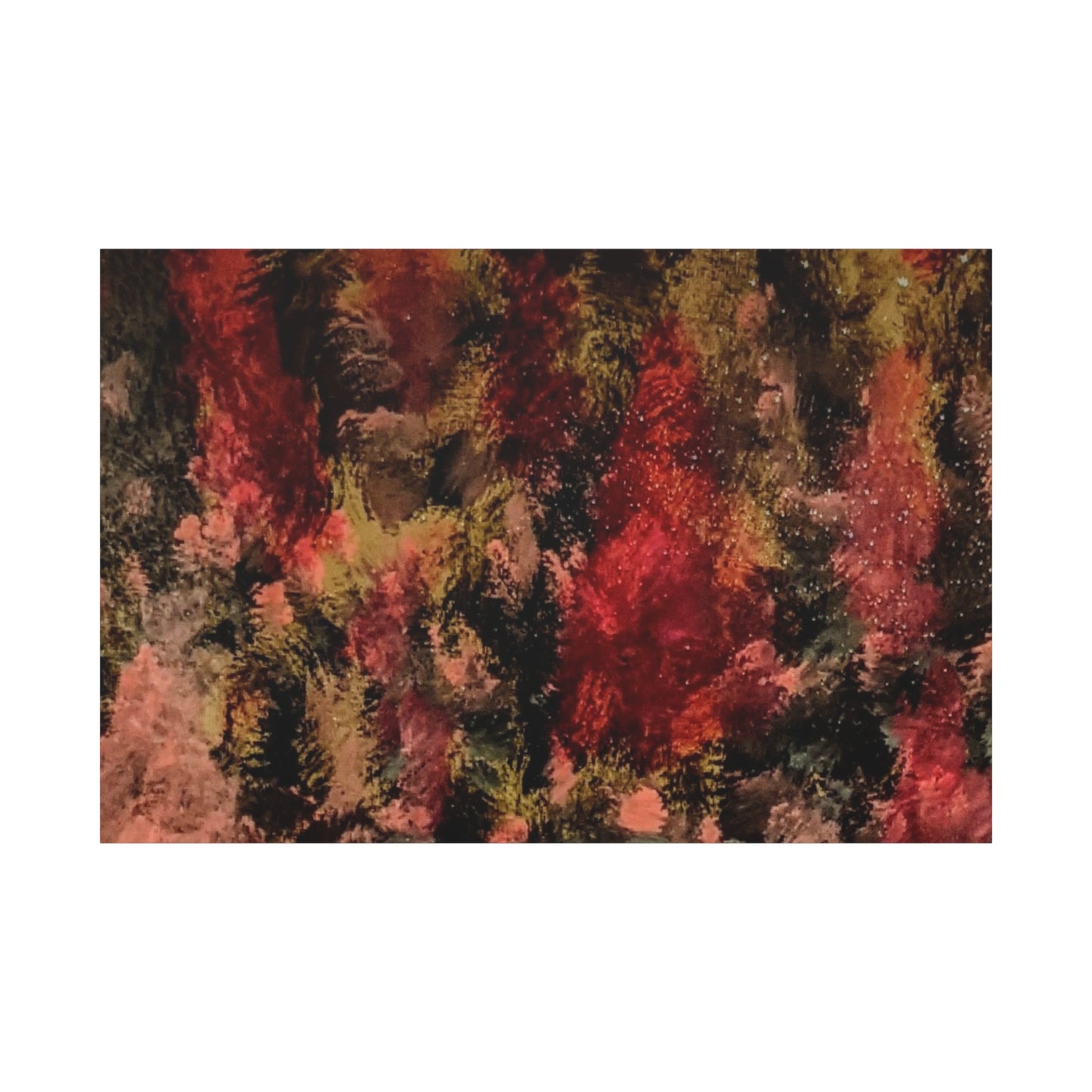 Autumn Forest Abstract Canvas