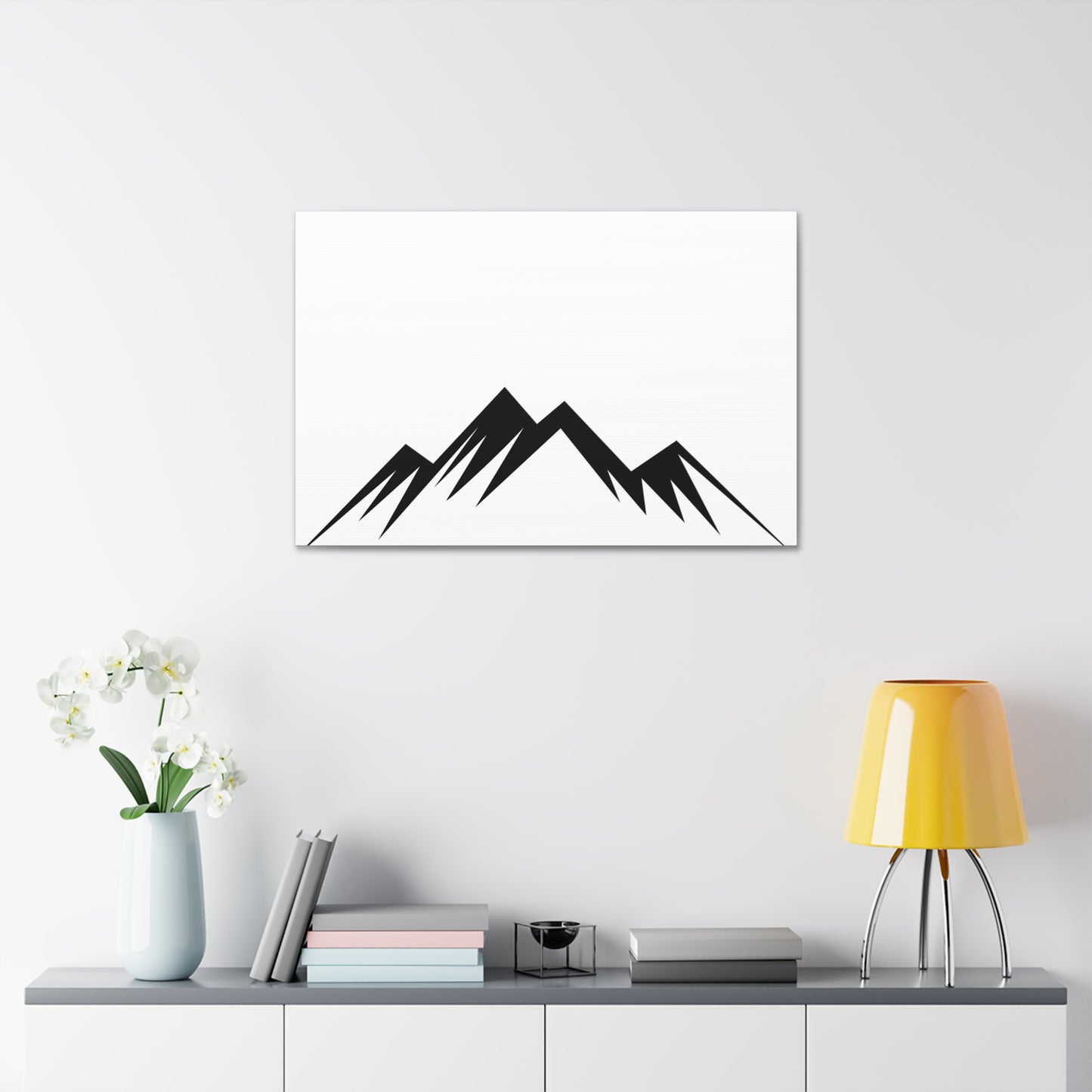 mountains004 - Minimalist Mountain Canvas Art