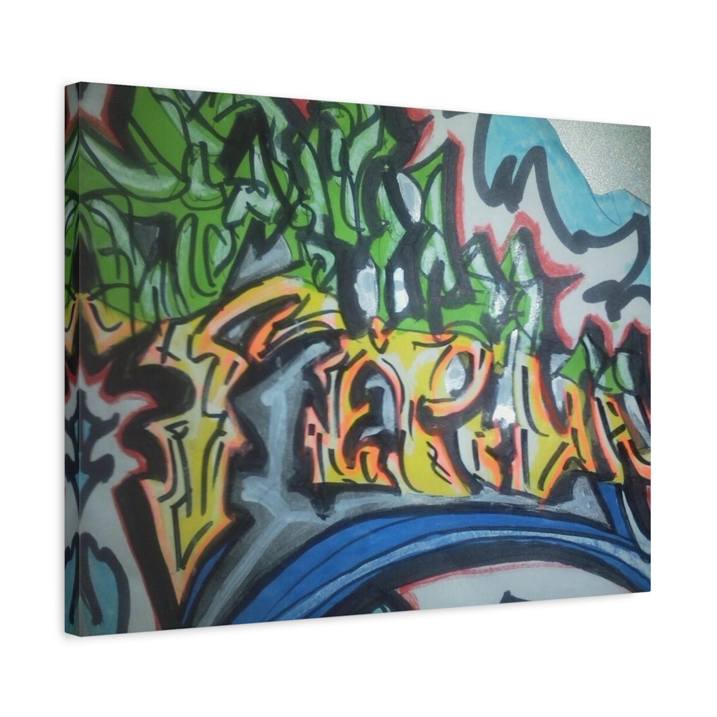 Graffiti Street Art Canvas Print — Urban Colorful Wall Decor