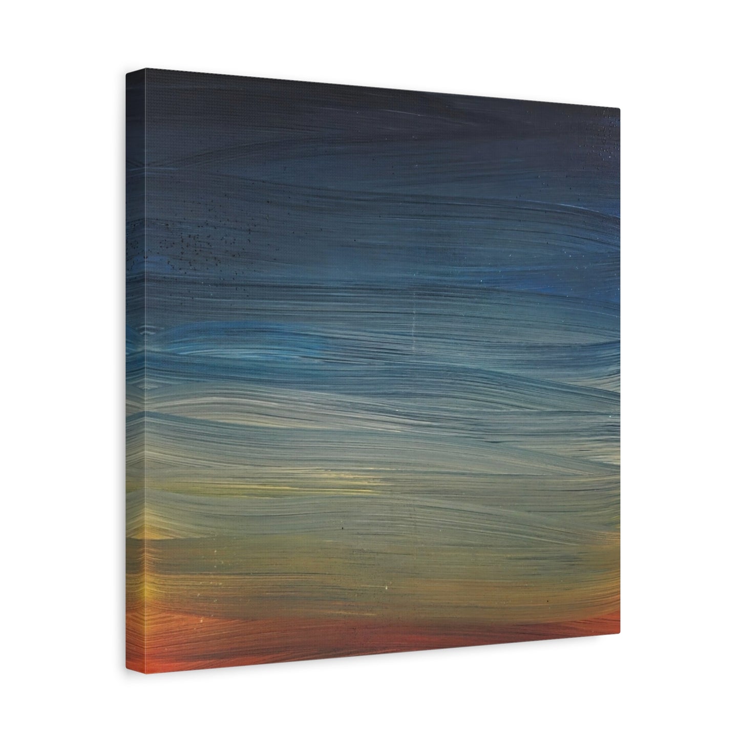 Abstract Coastal Sunset Canvas Print — Matte Stretched Wall Art