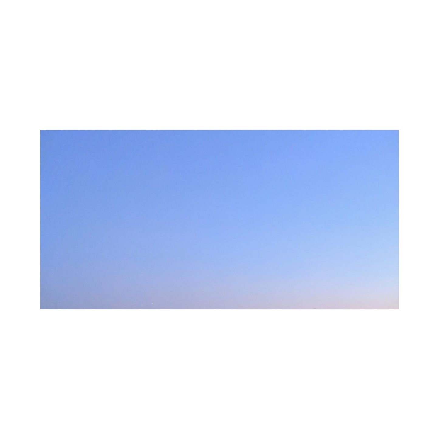 Serene Blue Horizon Matte Canvas Print — Stretched Wall Art