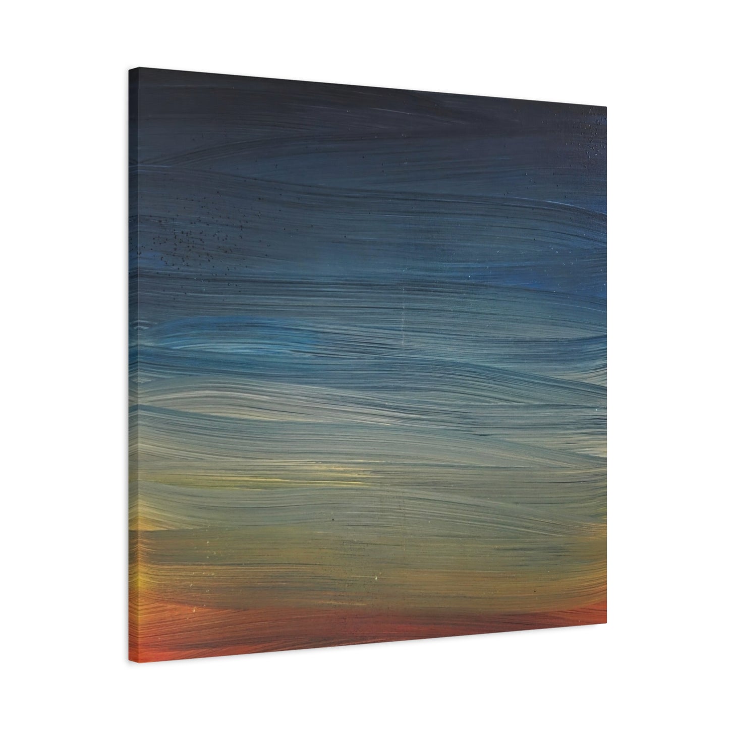 Abstract Coastal Sunset Canvas Print — Matte Stretched Wall Art