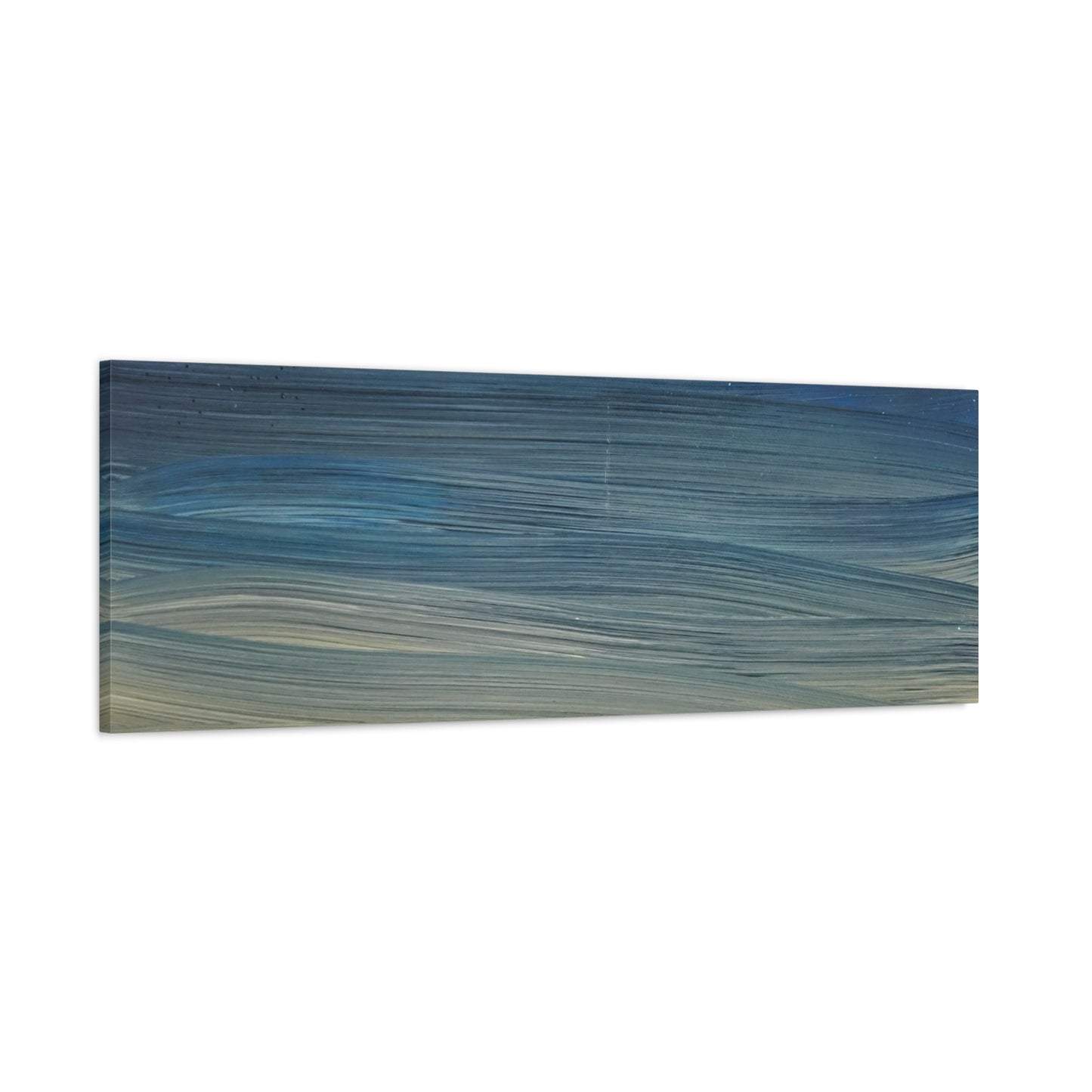 Abstract Coastal Sunset Canvas Print — Matte Stretched Wall Art