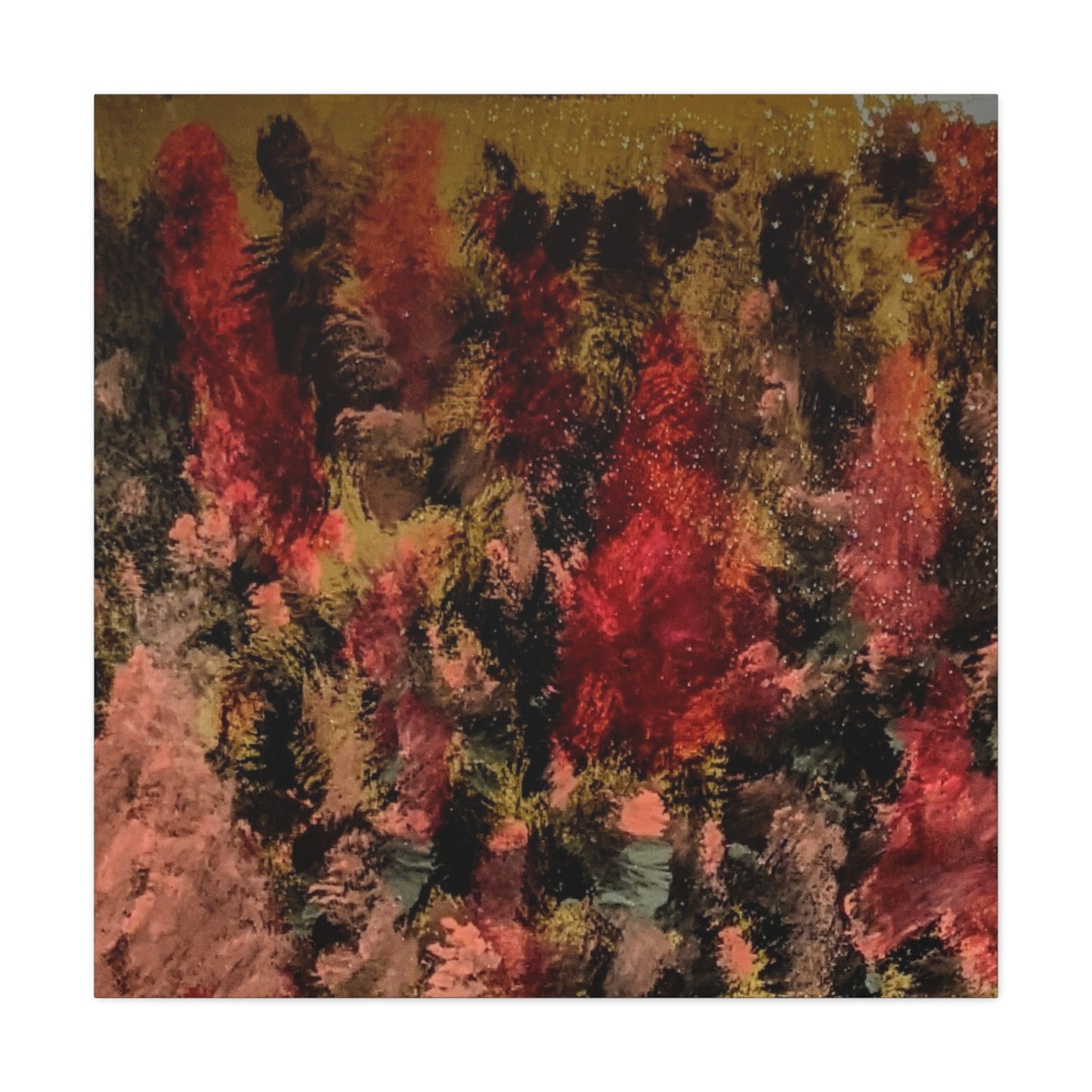 Autumn Forest Abstract Canvas