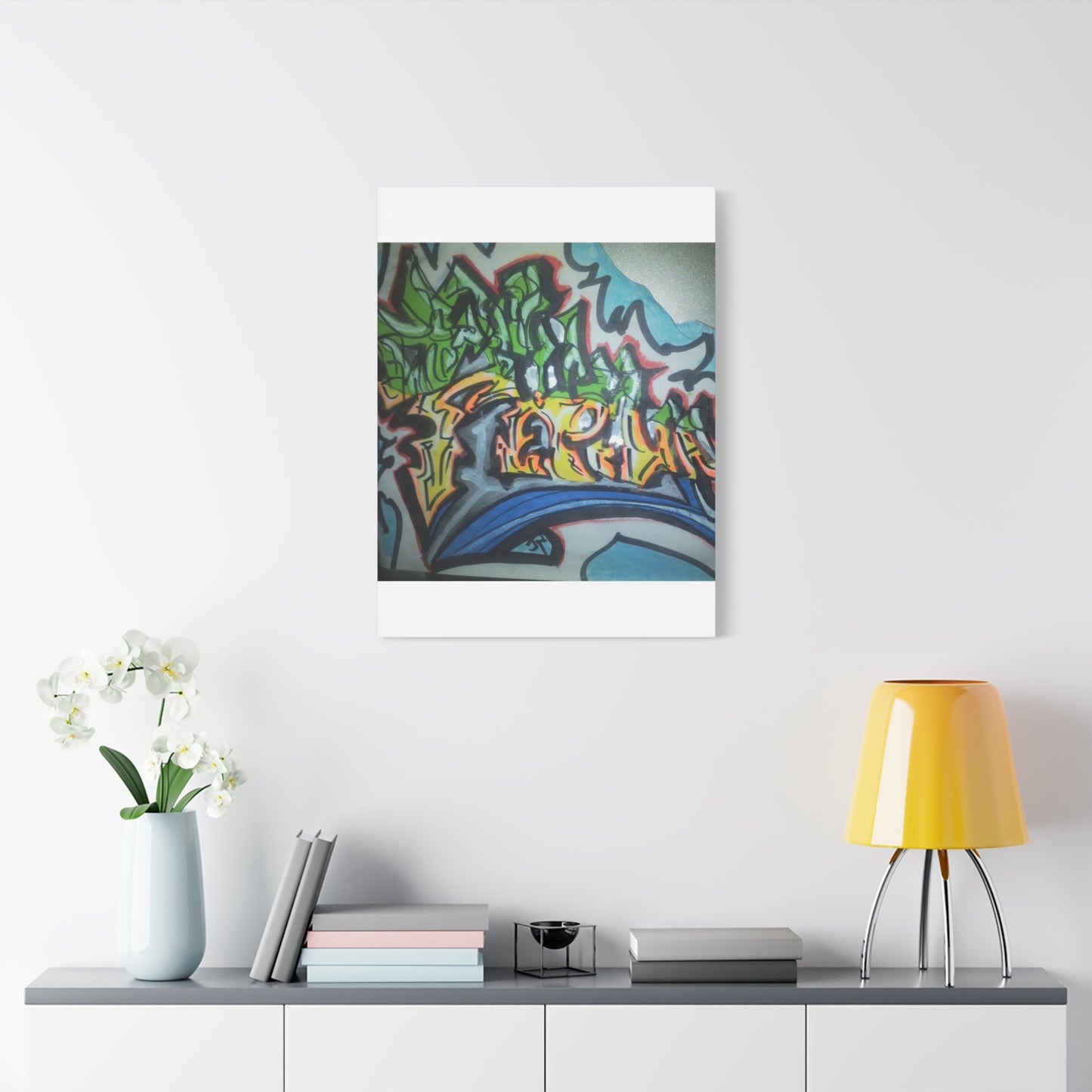 Graffiti Street Art Canvas Print — Urban Colorful Wall Decor