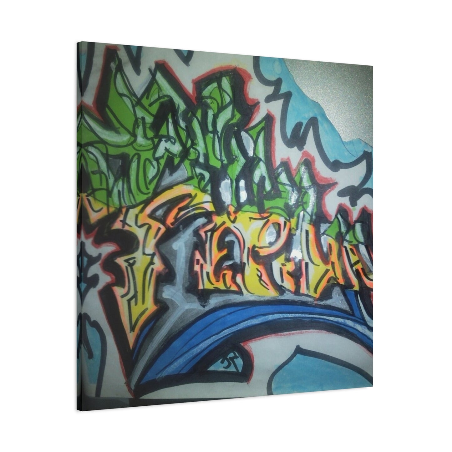 Graffiti Street Art Canvas Print — Urban Colorful Wall Decor
