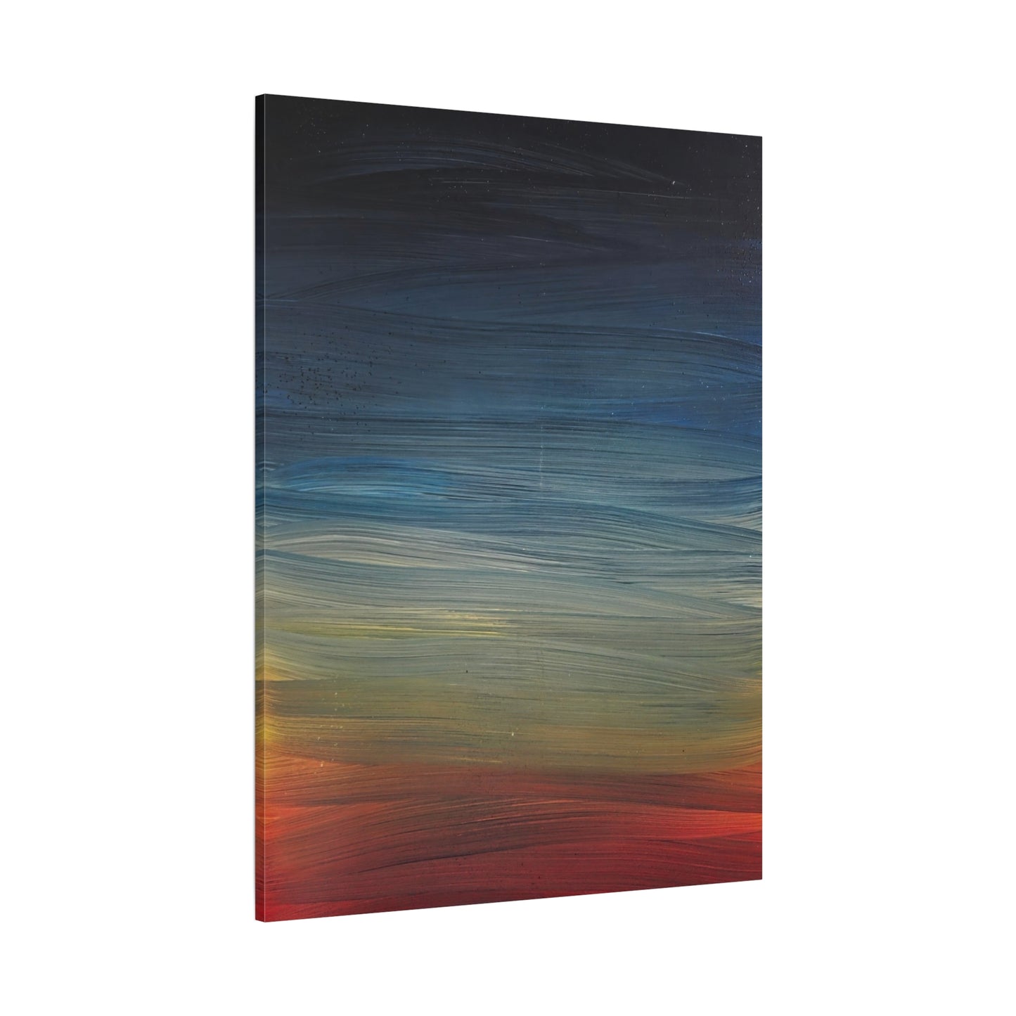Abstract Coastal Sunset Canvas Print — Matte Stretched Wall Art