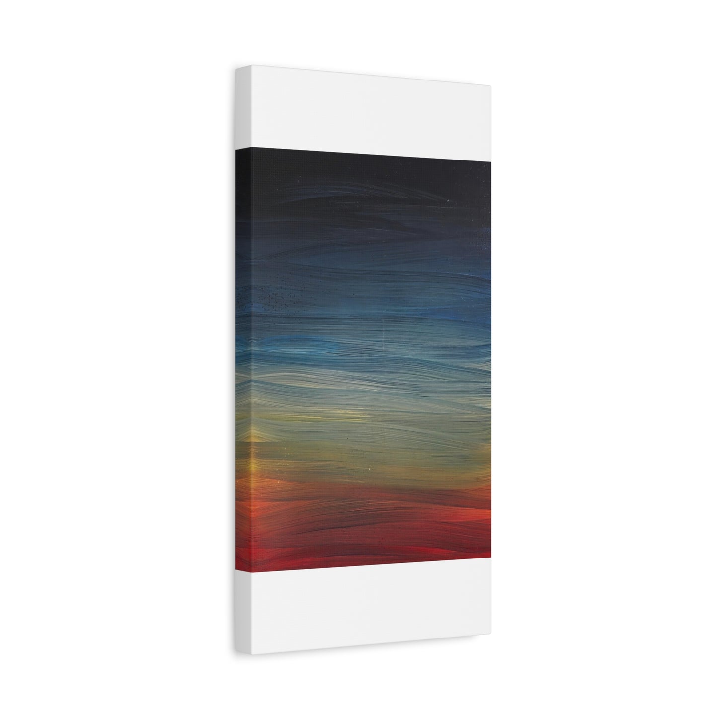 Abstract Coastal Sunset Canvas Print — Matte Stretched Wall Art