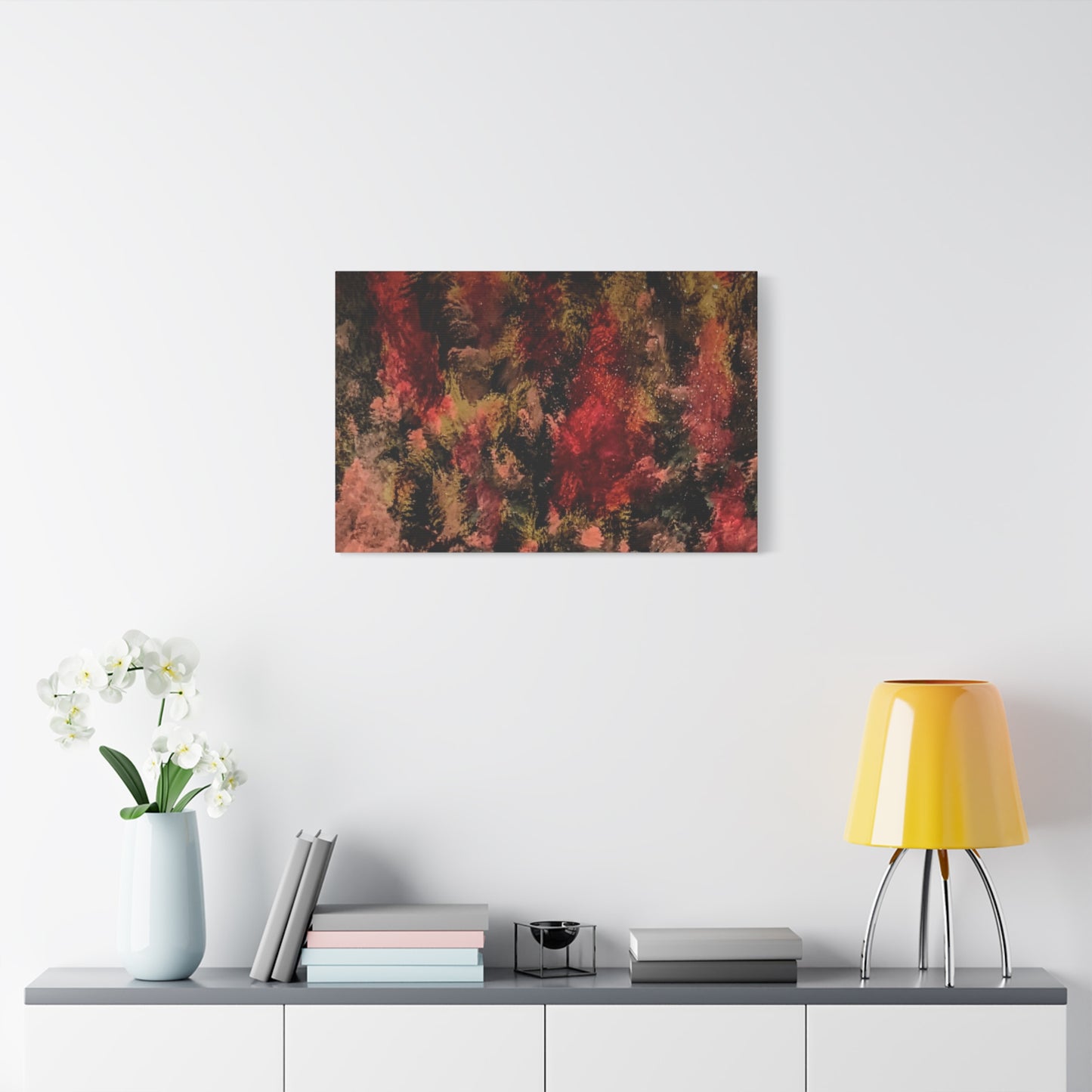 Autumn Forest Abstract Canvas