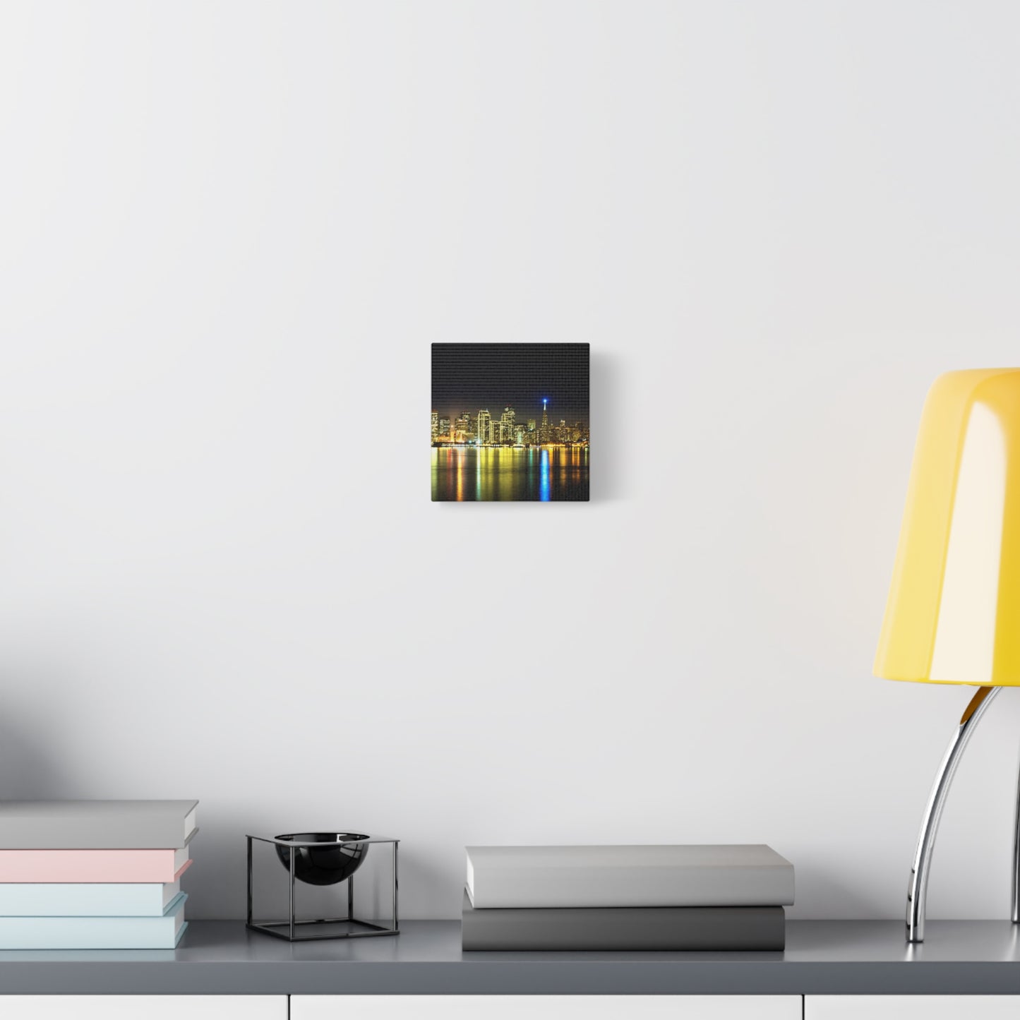 San Francisco Night Skyline Matte Canvas Print — Stretched 1.25"