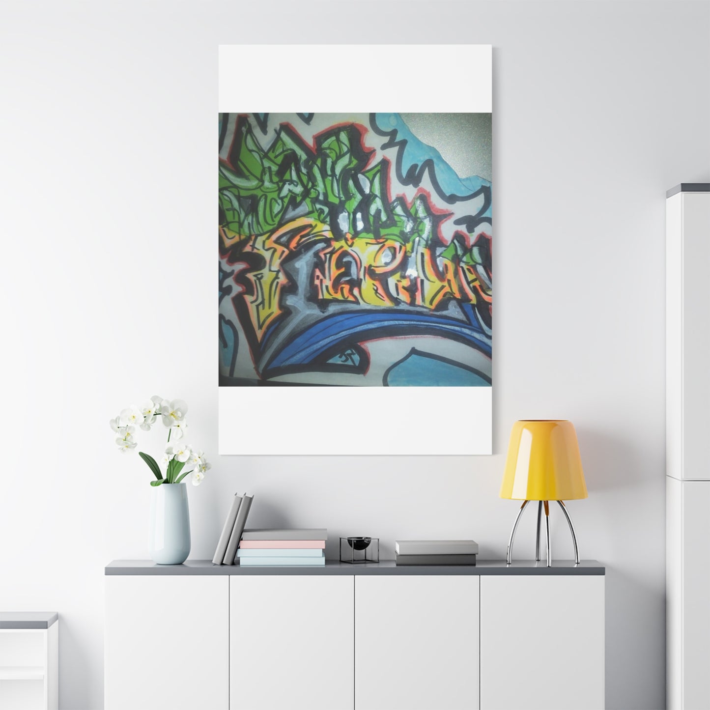 Graffiti Street Art Canvas Print — Urban Colorful Wall Decor