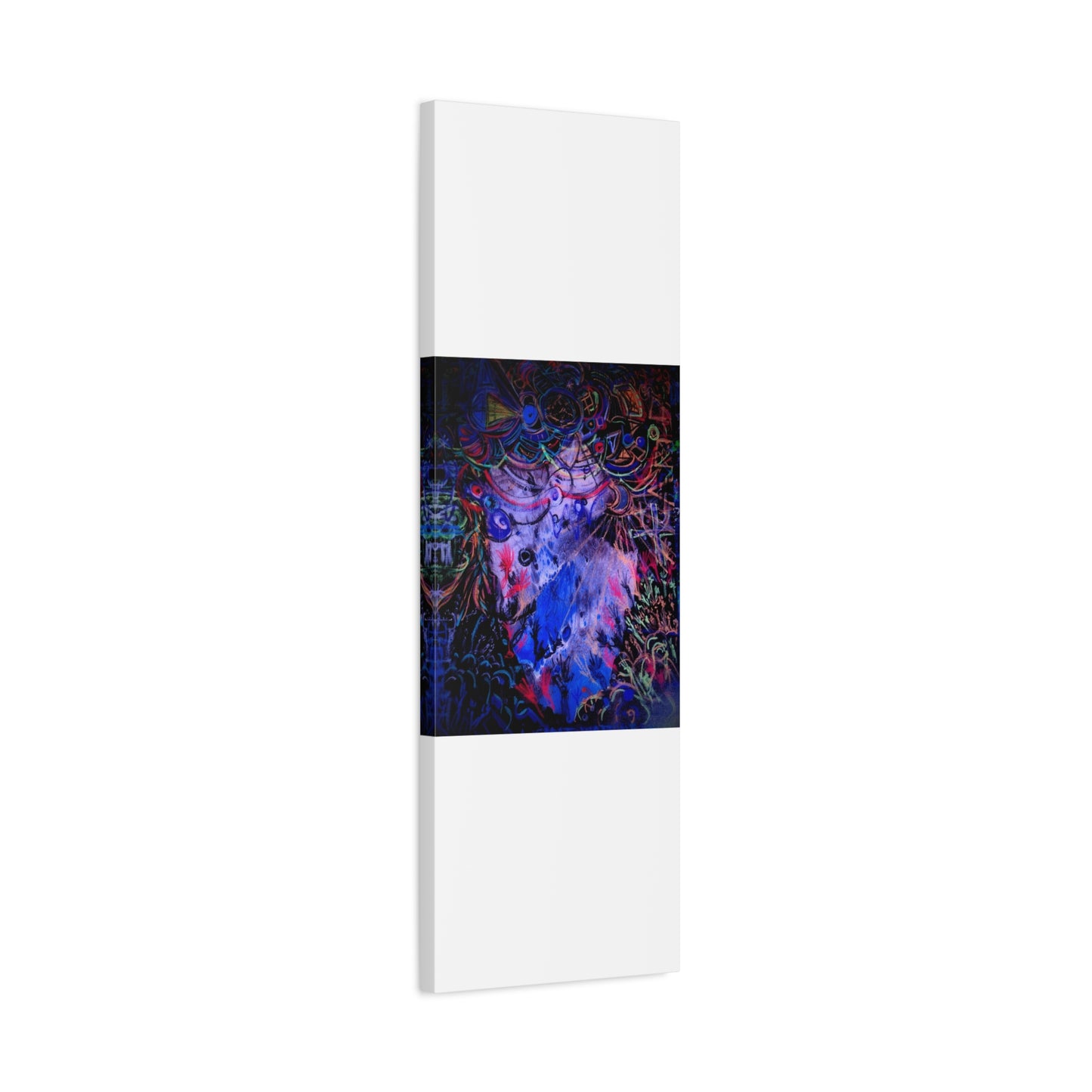 soul_extractions - Abstract Neon Canvas Art - Vibrant Psychedelic Wall Decor