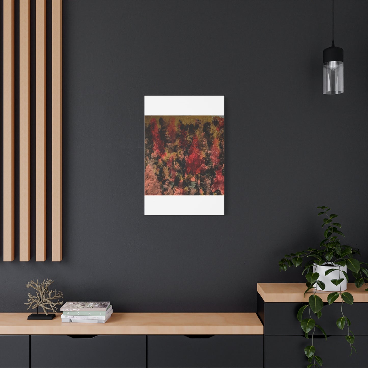 Autumn Forest Abstract Canvas