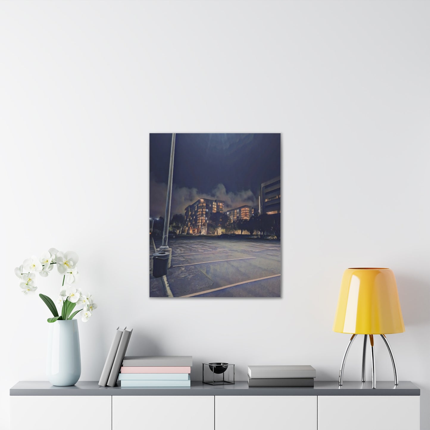 Canvas Art Print - Urban Nightscape Wall Décor
