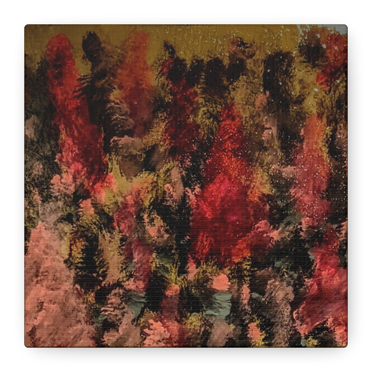 Autumn Forest Abstract Canvas