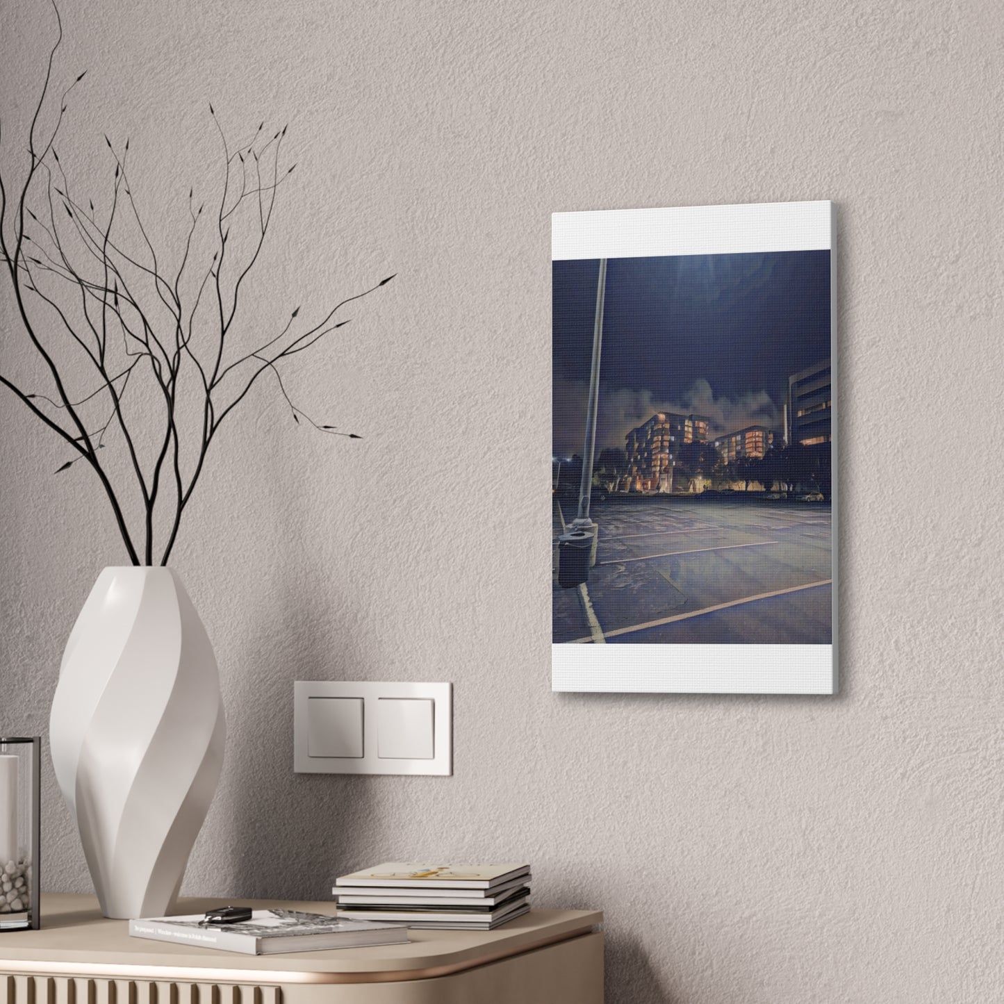 Canvas Art Print - Urban Nightscape Wall Décor