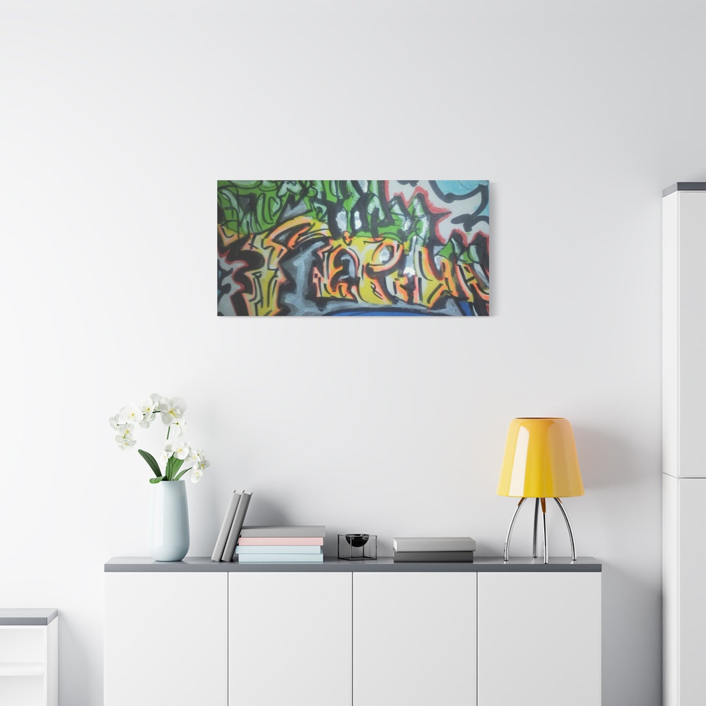 Graffiti Street Art Canvas Print — Urban Colorful Wall Decor
