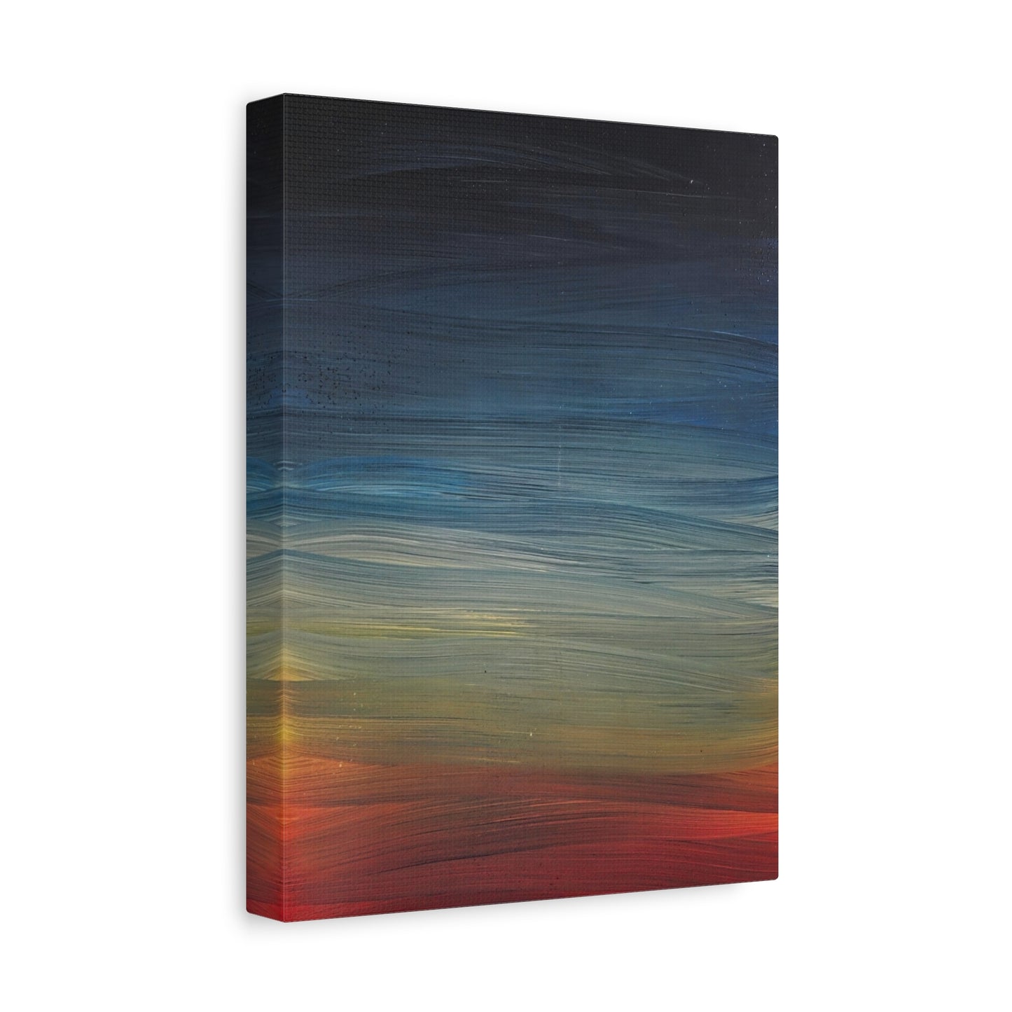 Abstract Coastal Sunset Canvas Print — Matte Stretched Wall Art