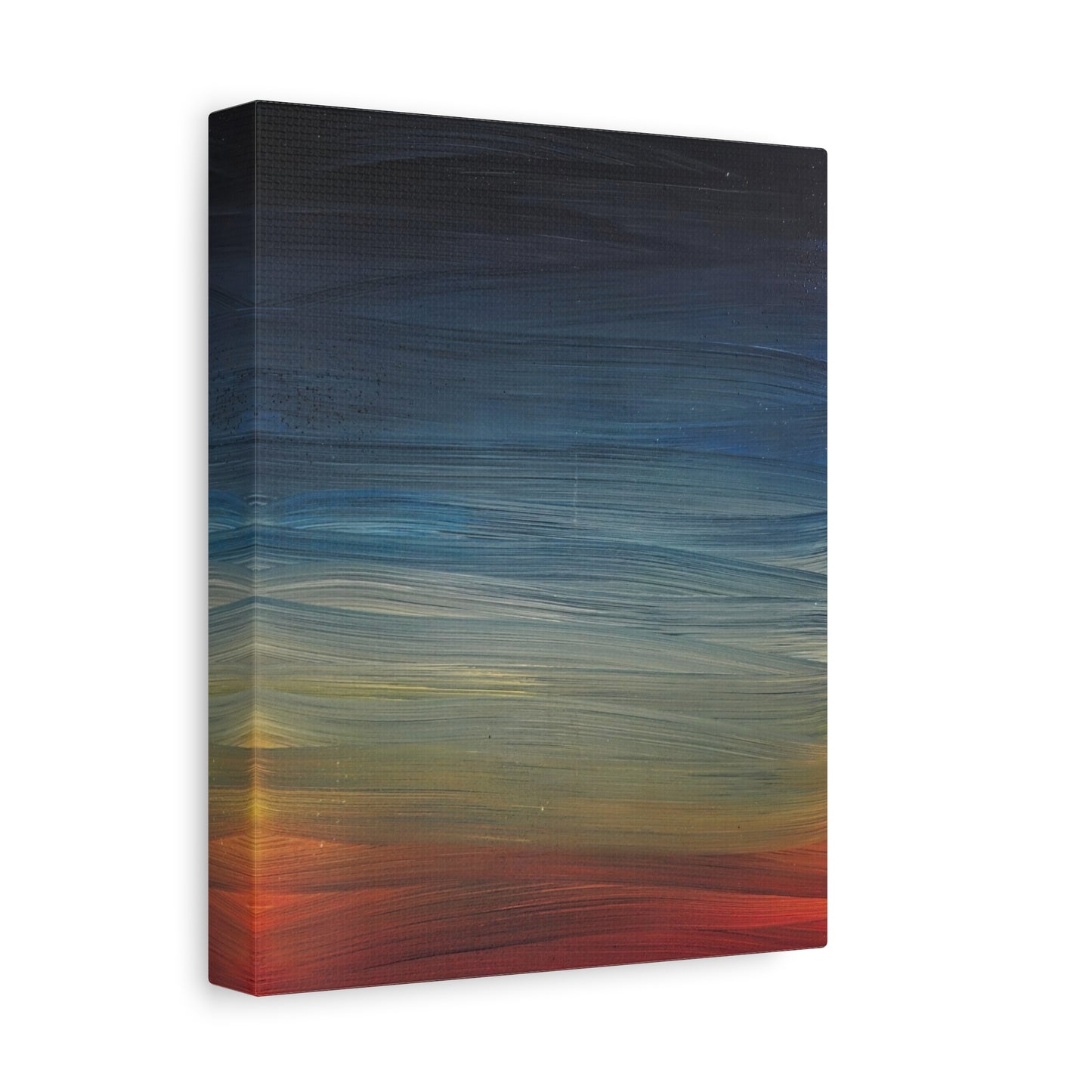 Abstract Coastal Sunset Canvas Print — Matte Stretched Wall Art