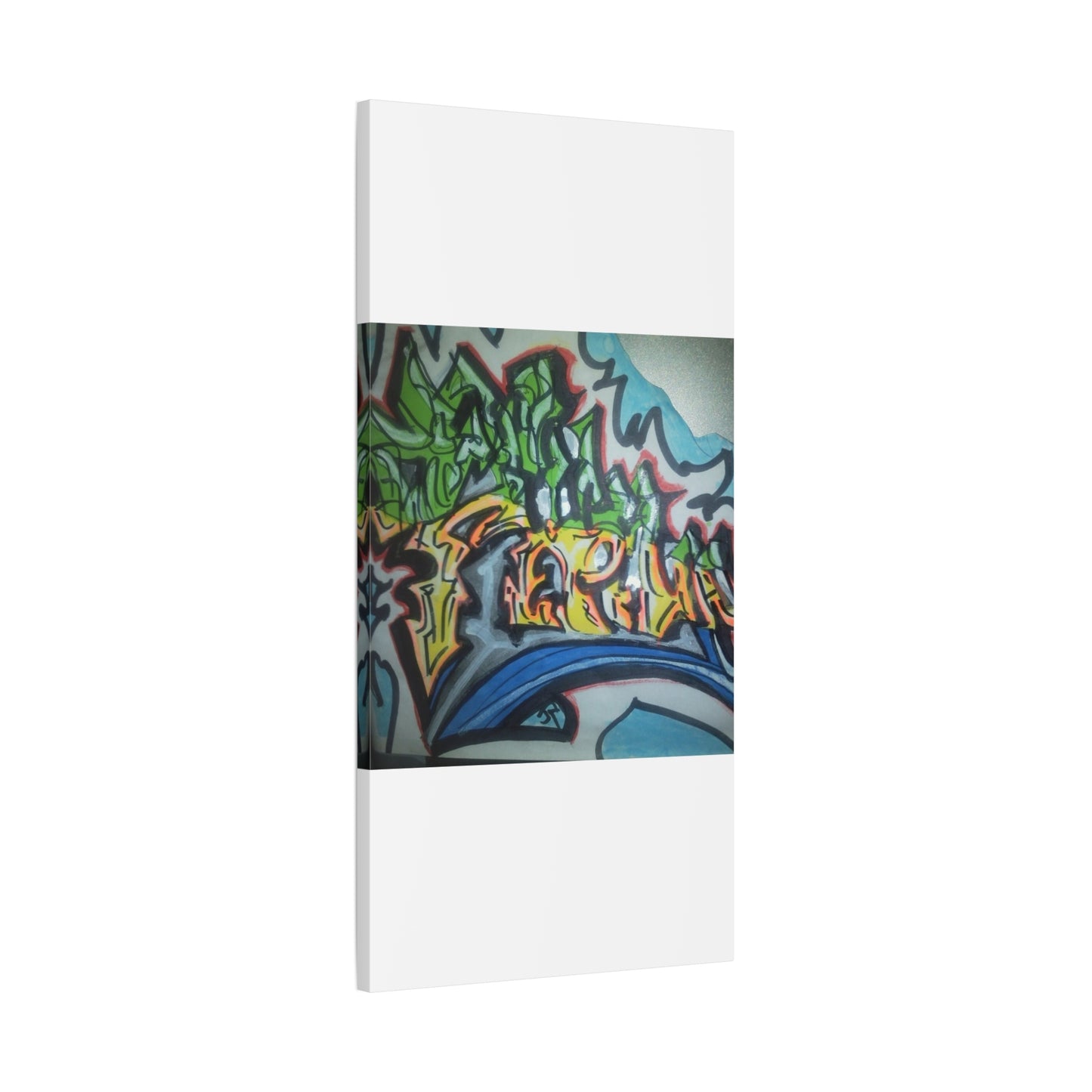 Graffiti Street Art Canvas Print — Urban Colorful Wall Decor