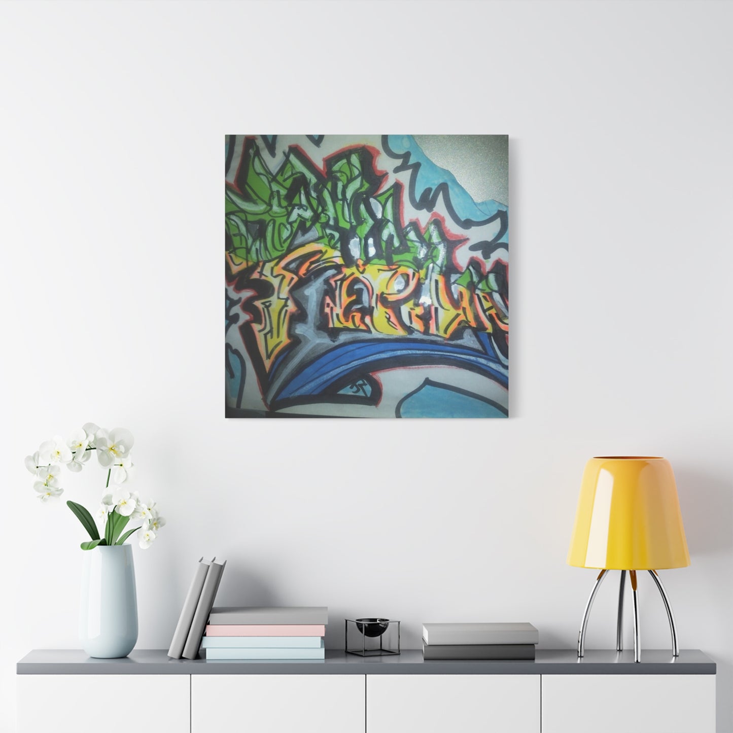 Graffiti Street Art Canvas Print — Urban Colorful Wall Decor