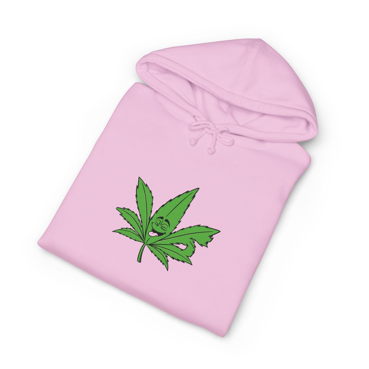 Cannabis Leaf Hoodie — Green Marijuana Leaf Graphic Pullover