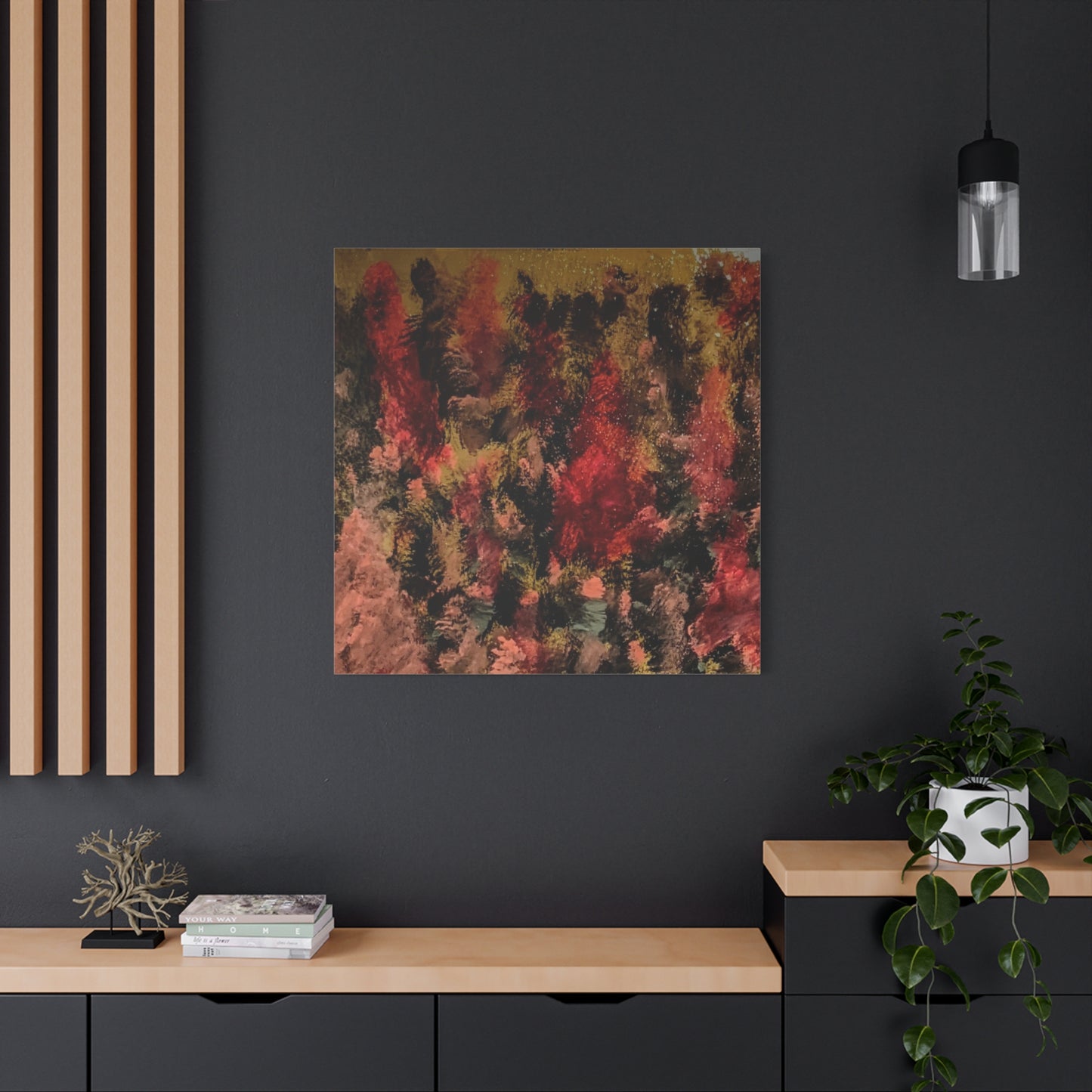 Autumn Forest Abstract Canvas