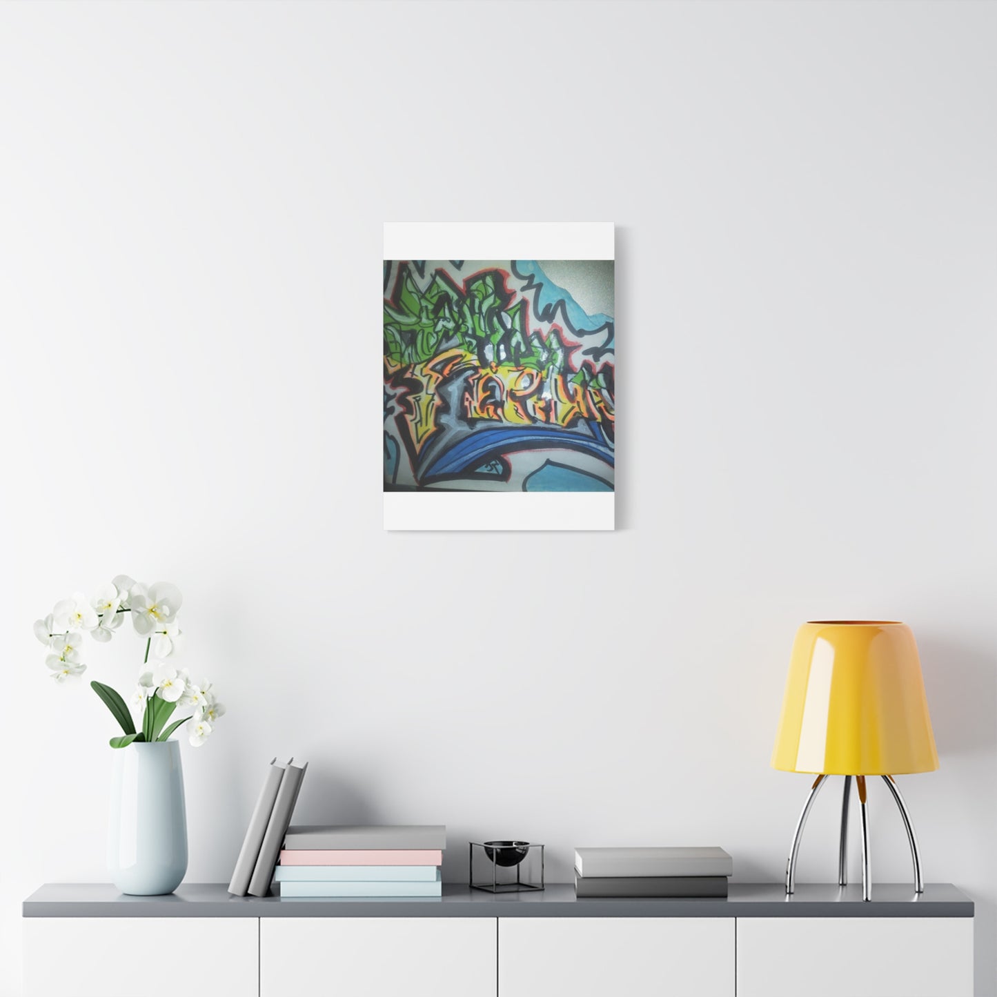 Graffiti Street Art Canvas Print — Urban Colorful Wall Decor