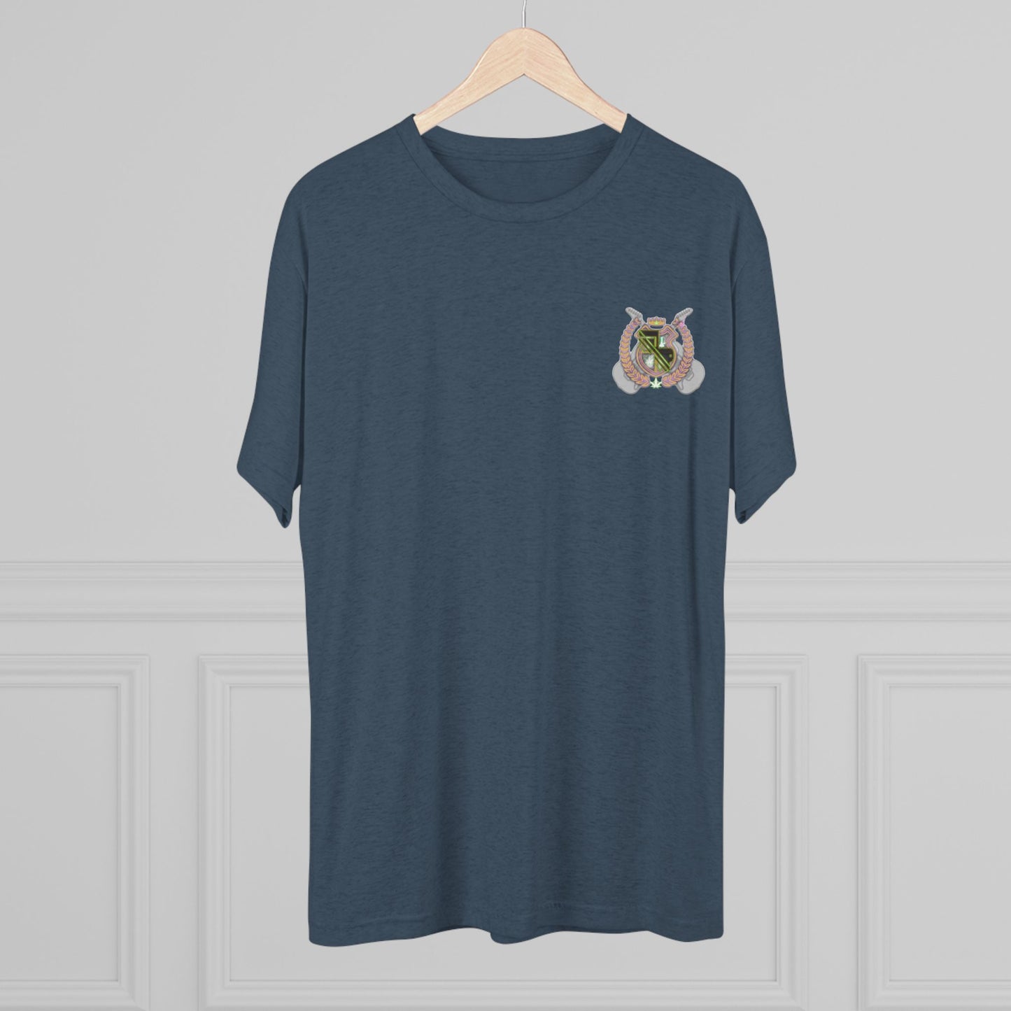 Heraldic Crest T‑Shirt — Vintage Shield Emblem Tee