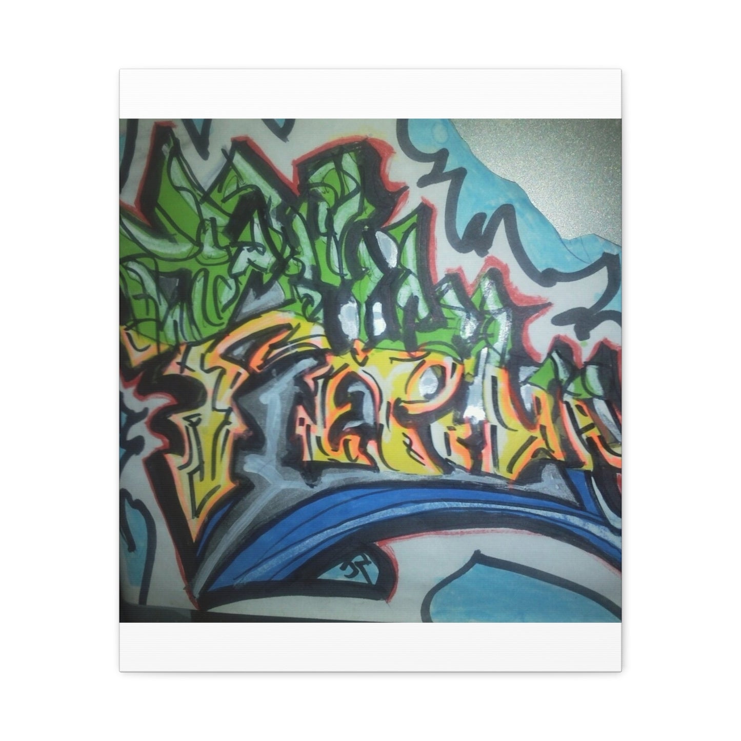 Graffiti Street Art Canvas Print — Urban Colorful Wall Decor