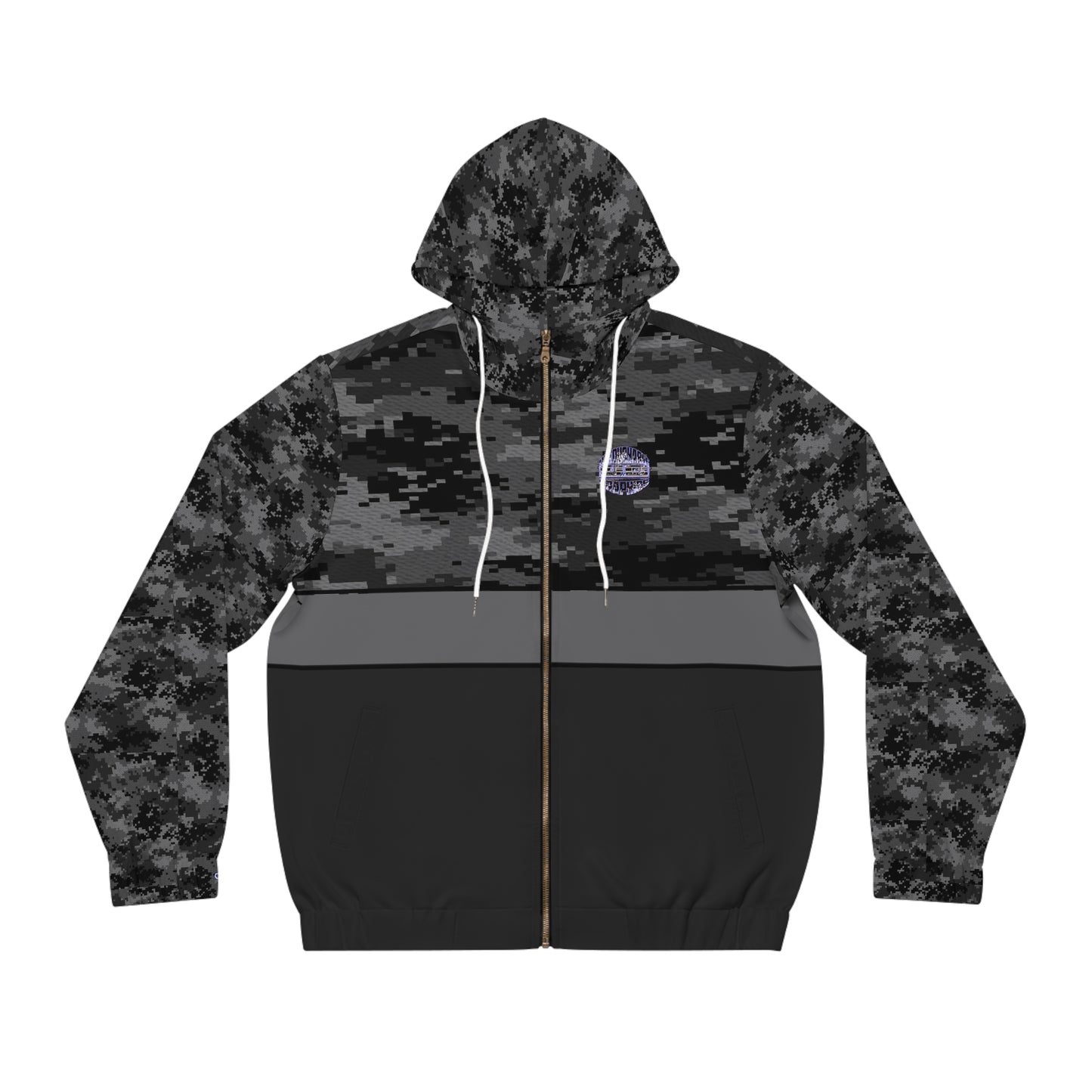 Full-Zip Hoodie dark digital camo