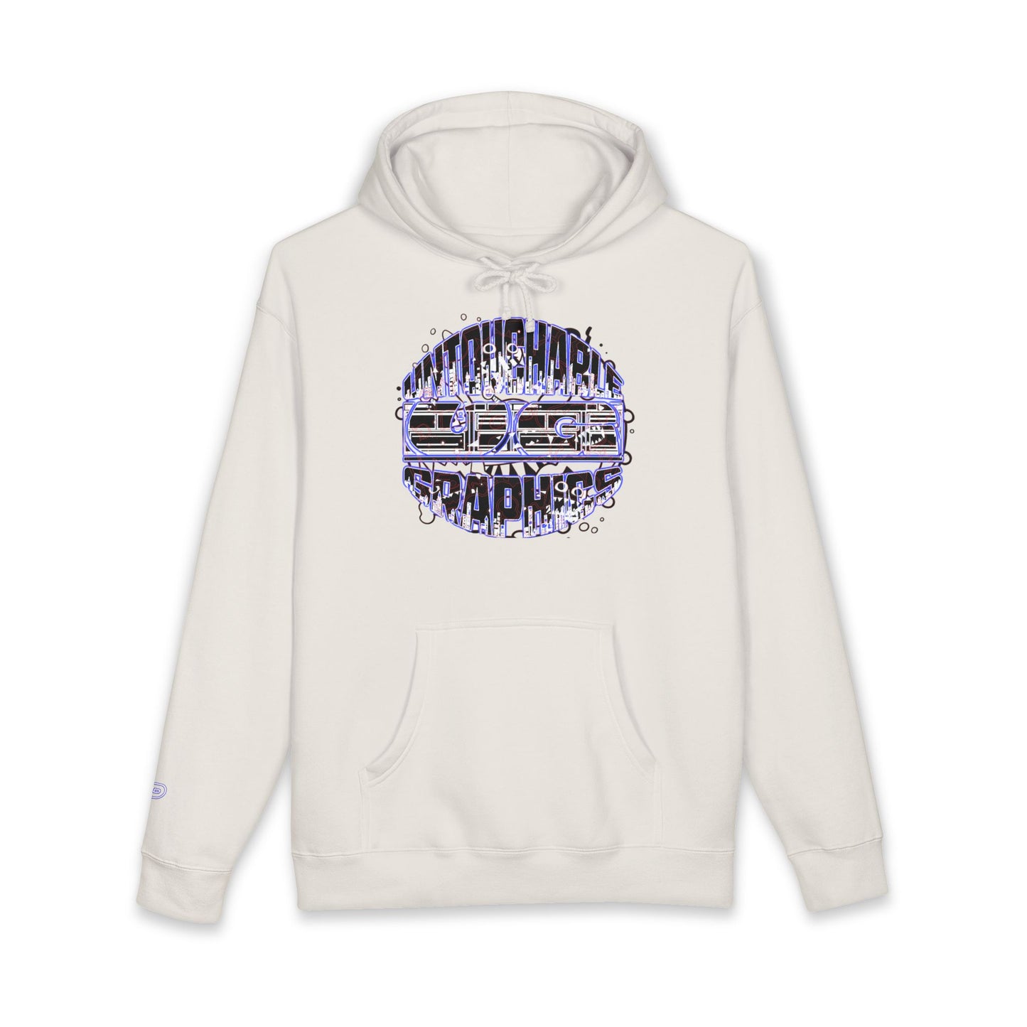 untouchable logo hooded sweatshirt