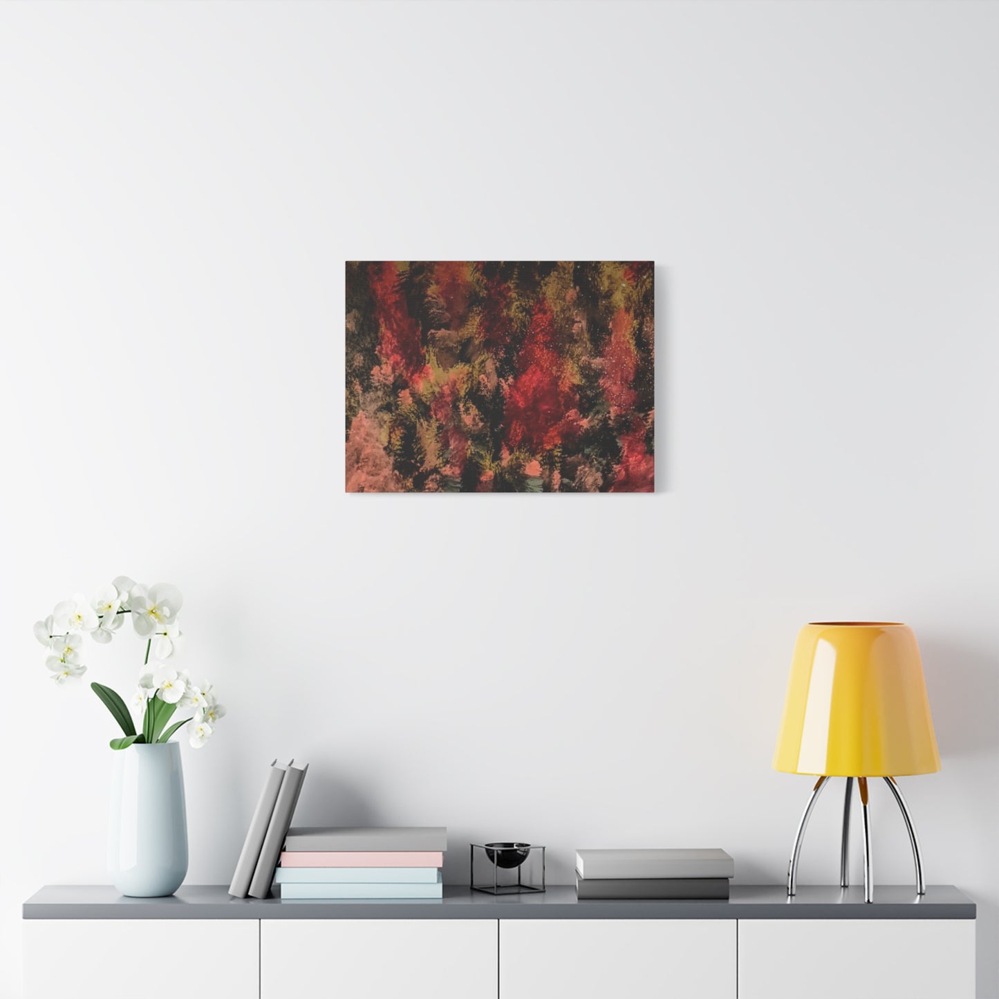 Autumn Forest Abstract Canvas