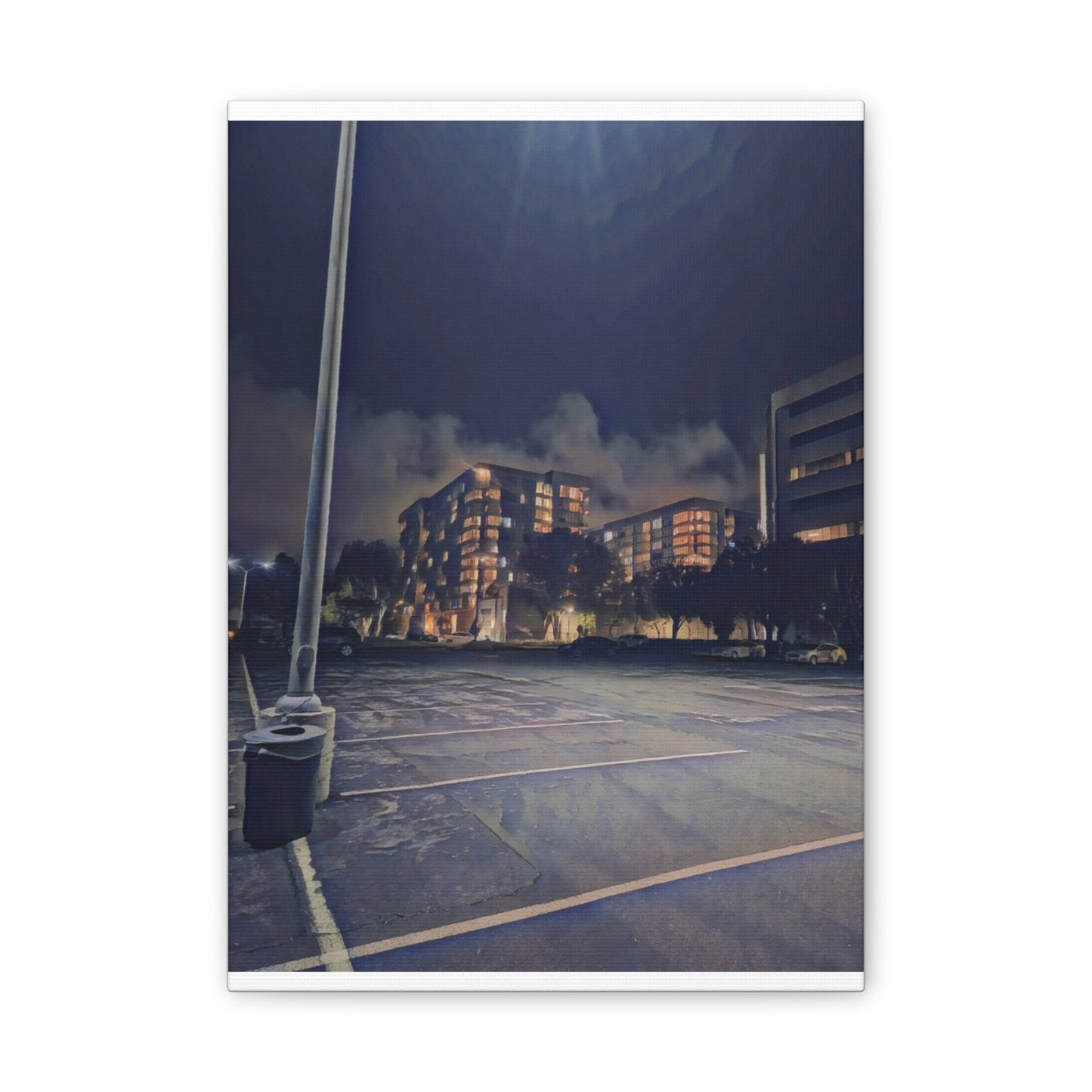 Canvas Art Print - Urban Nightscape Wall Décor