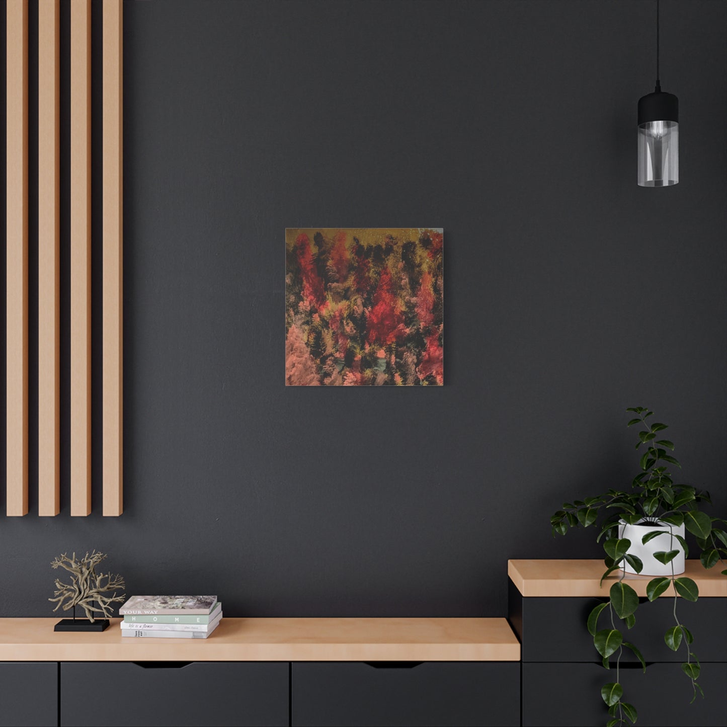 Autumn Forest Abstract Canvas