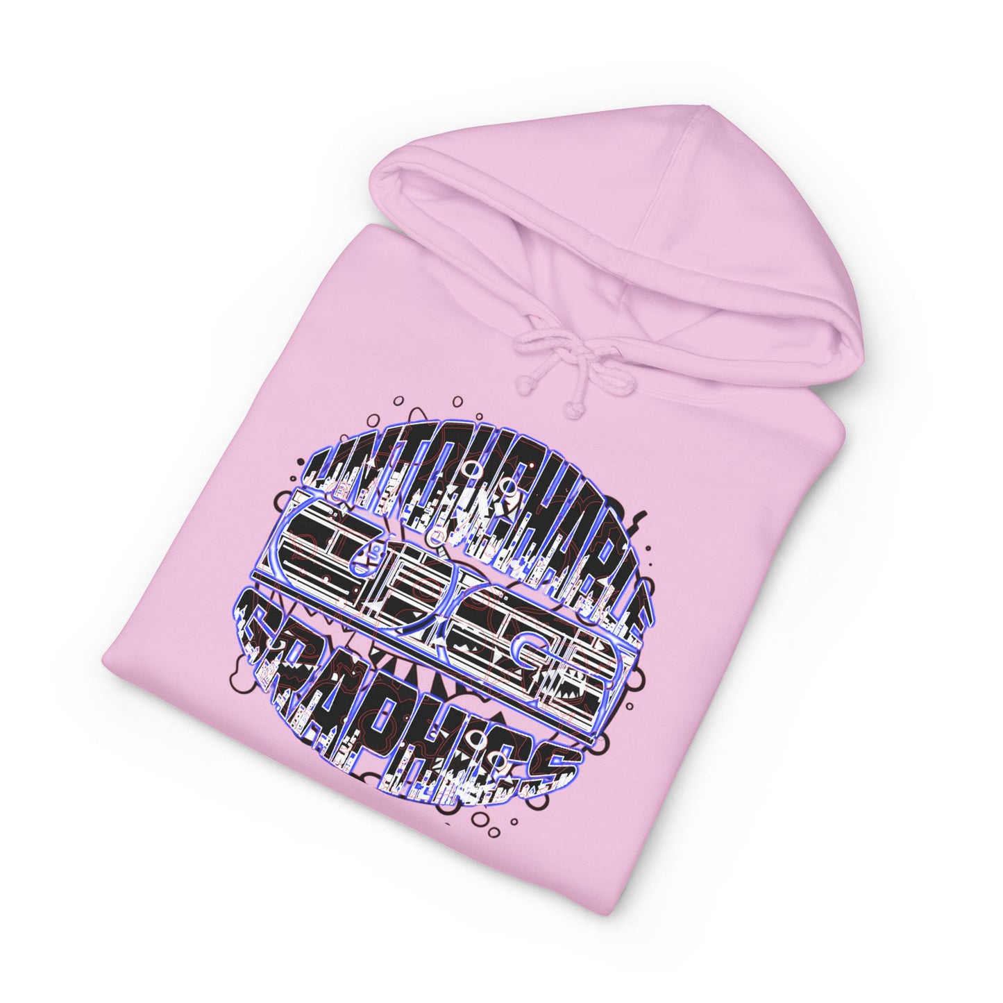 untouchable logo hooded sweatshirt