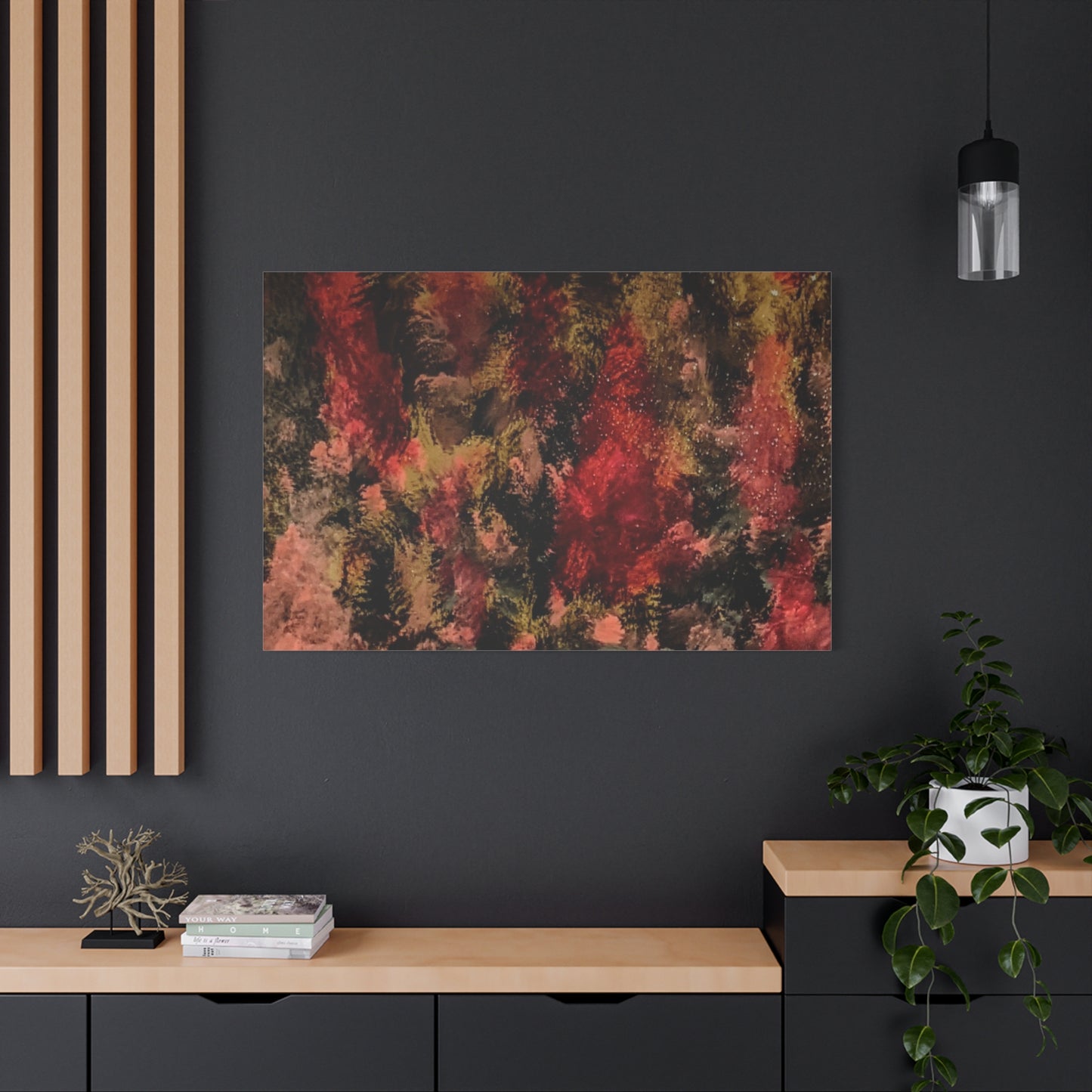 Autumn Forest Abstract Canvas