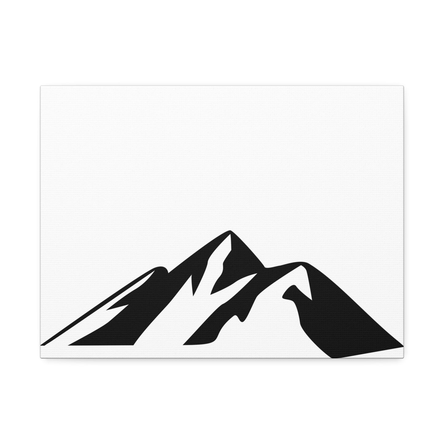 mountains002 - Mountain Silhouette Canvas Art