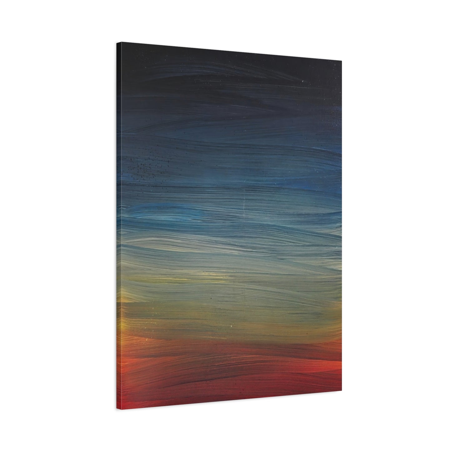 Abstract Coastal Sunset Canvas Print — Matte Stretched Wall Art