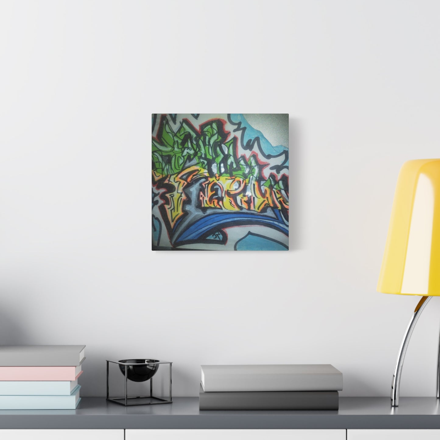 Graffiti Street Art Canvas Print — Urban Colorful Wall Decor