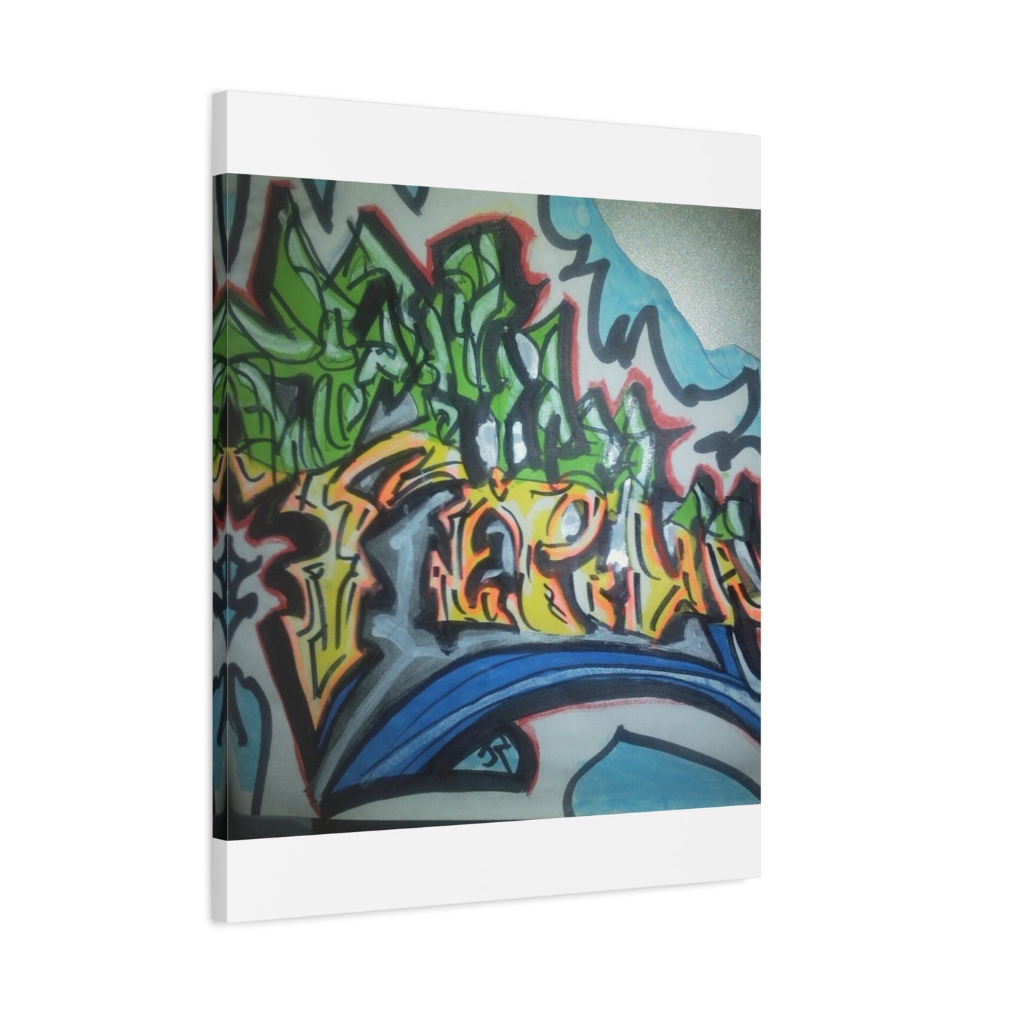 Graffiti Street Art Canvas Print — Urban Colorful Wall Decor