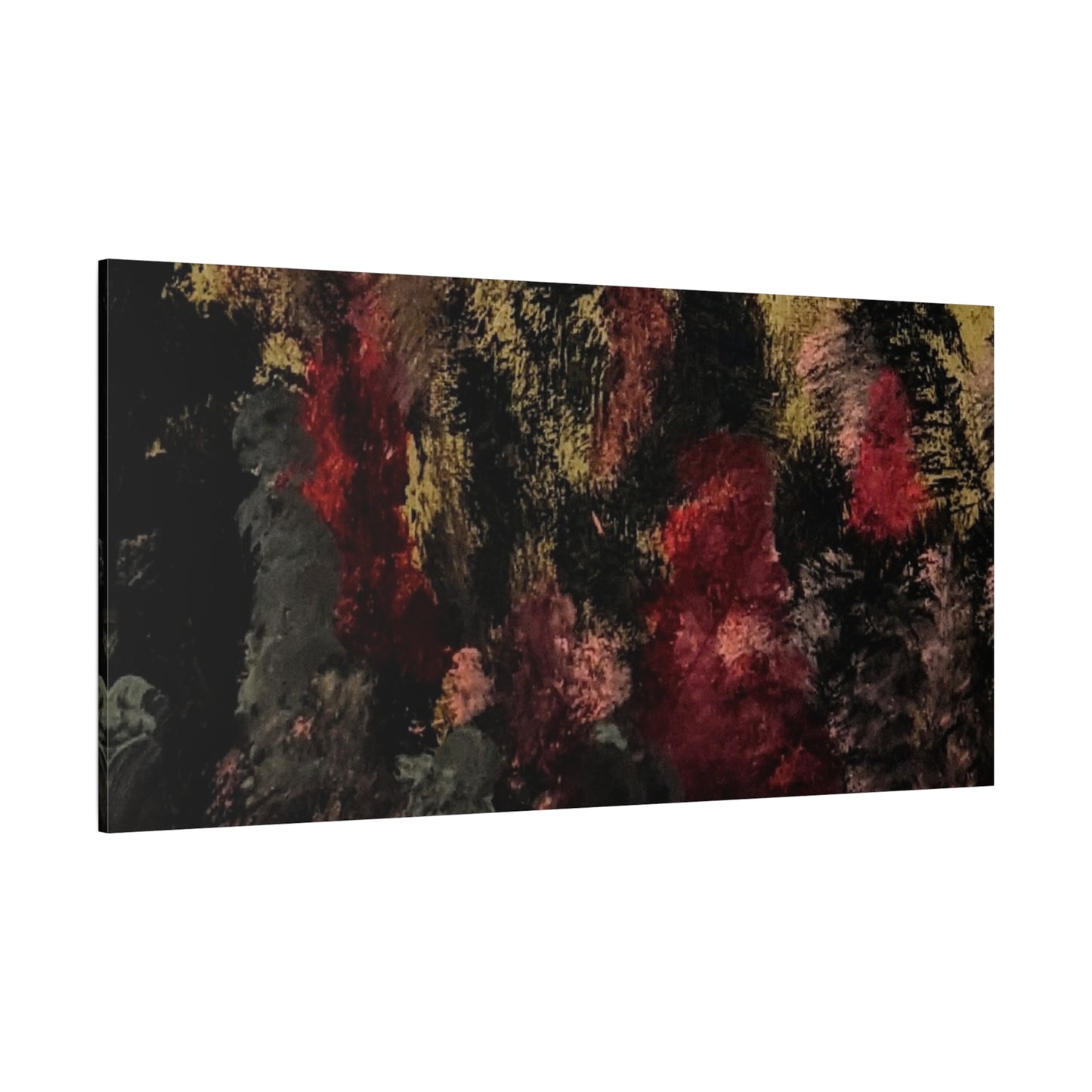 Autumn Forest Nightscape Matte Canvas Print — Stretched 1.25"