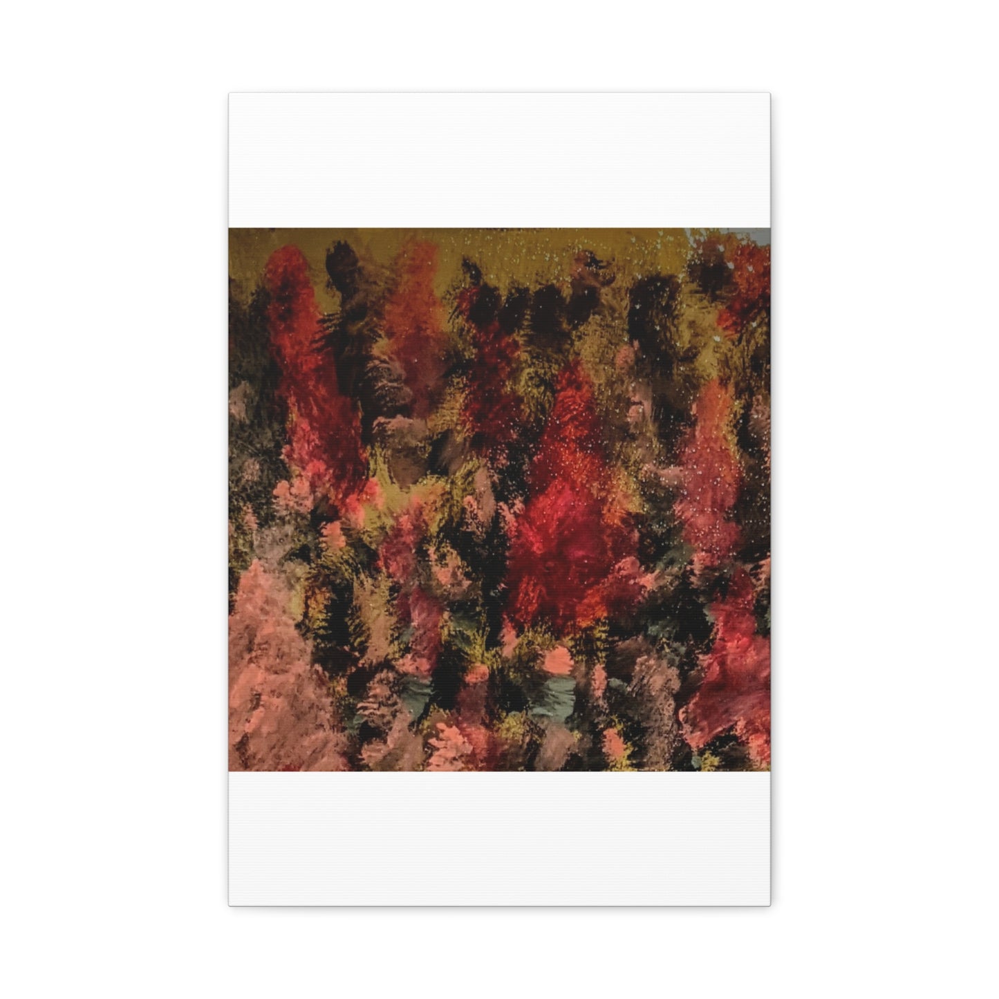 Autumn Forest Abstract Canvas