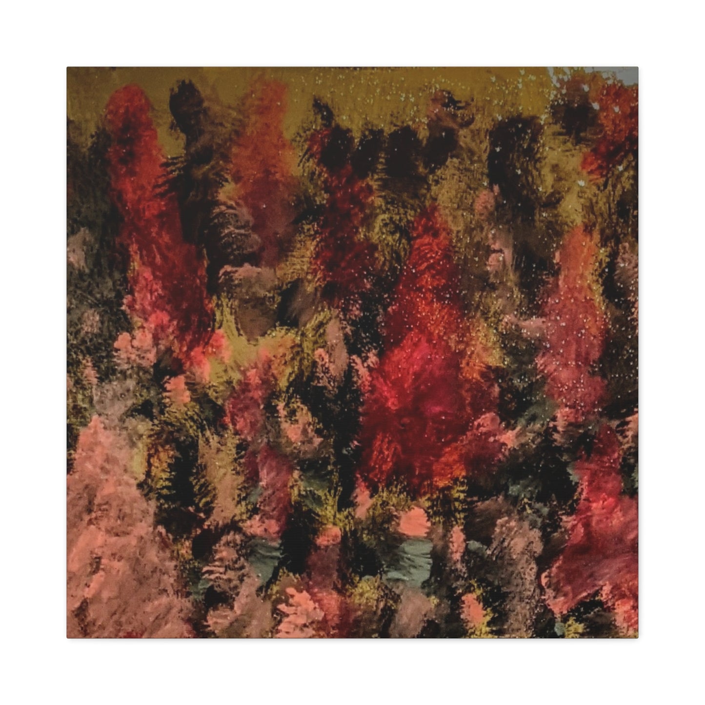 Autumn Forest Abstract Canvas