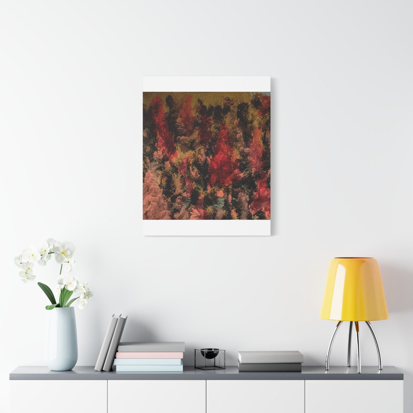 Autumn Forest Abstract Canvas