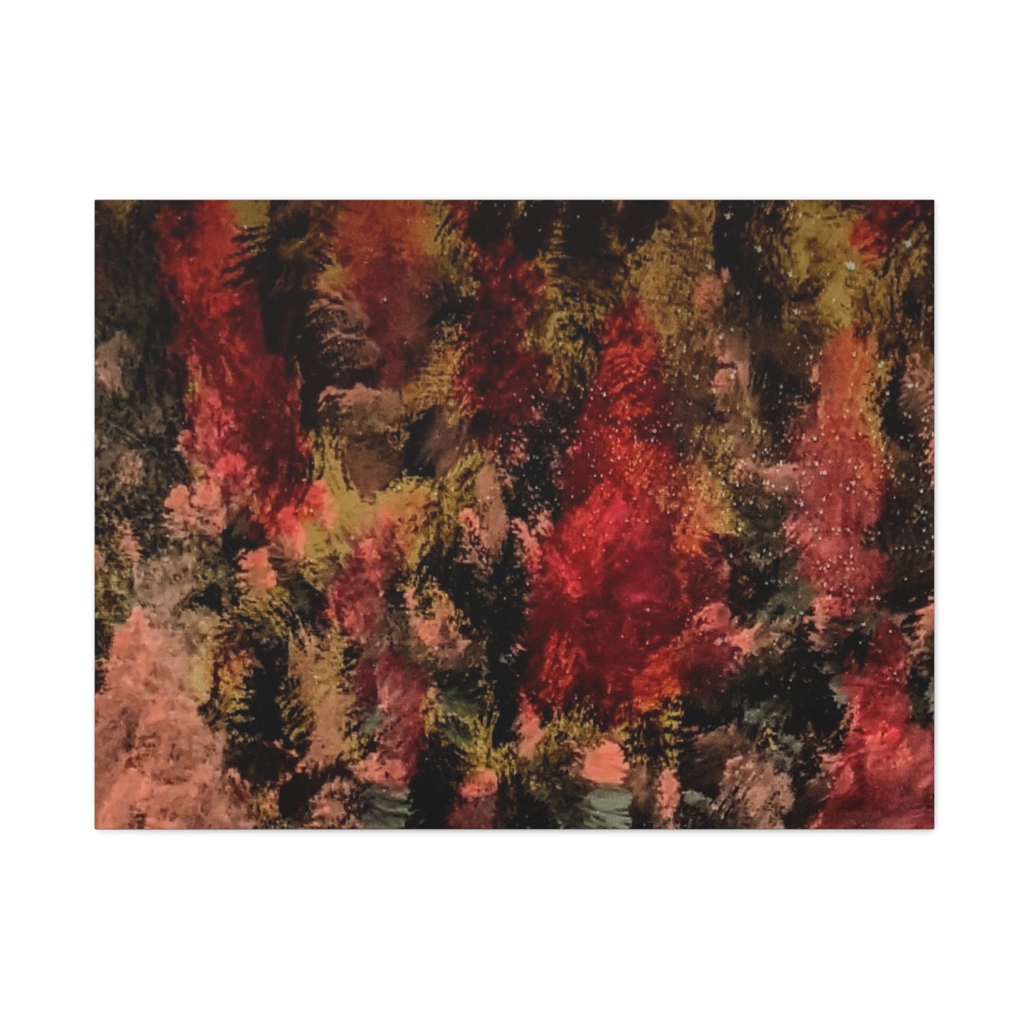 Autumn Forest Abstract Canvas