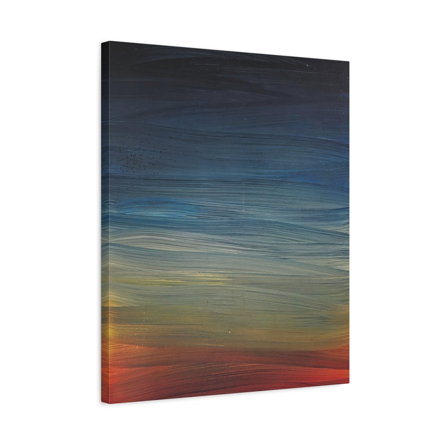 Abstract Coastal Sunset Canvas Print — Matte Stretched Wall Art