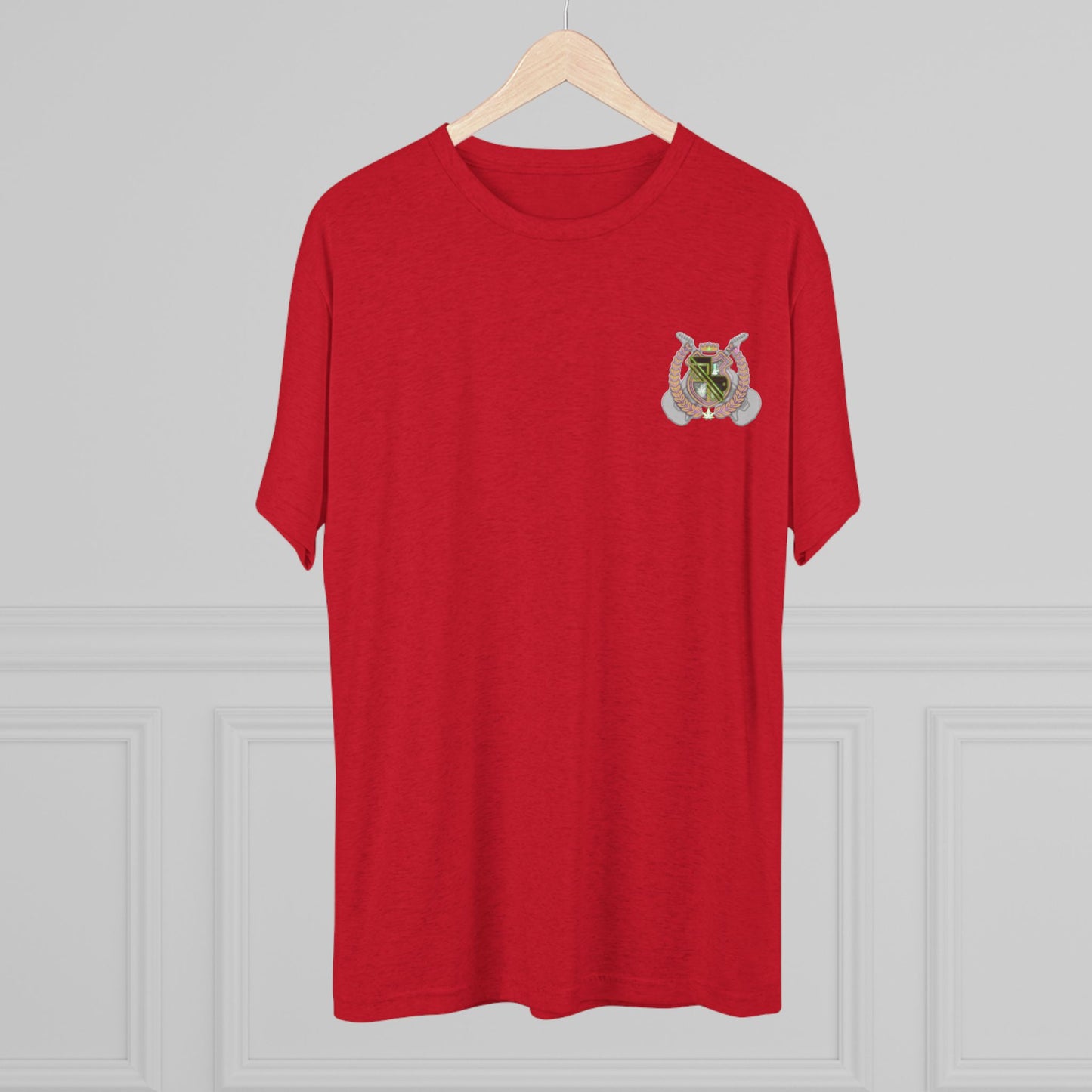 Heraldic Crest T‑Shirt — Vintage Shield Emblem Tee